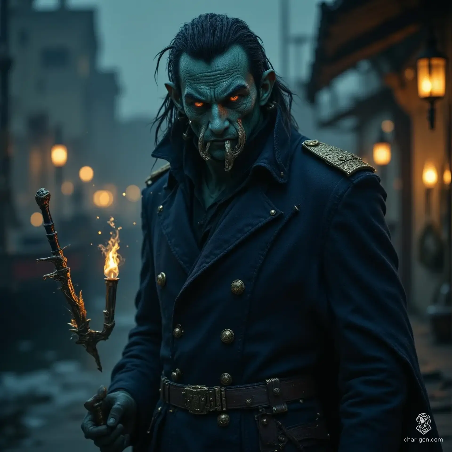 Neeno Volgash - AI-generated fantasy NPC