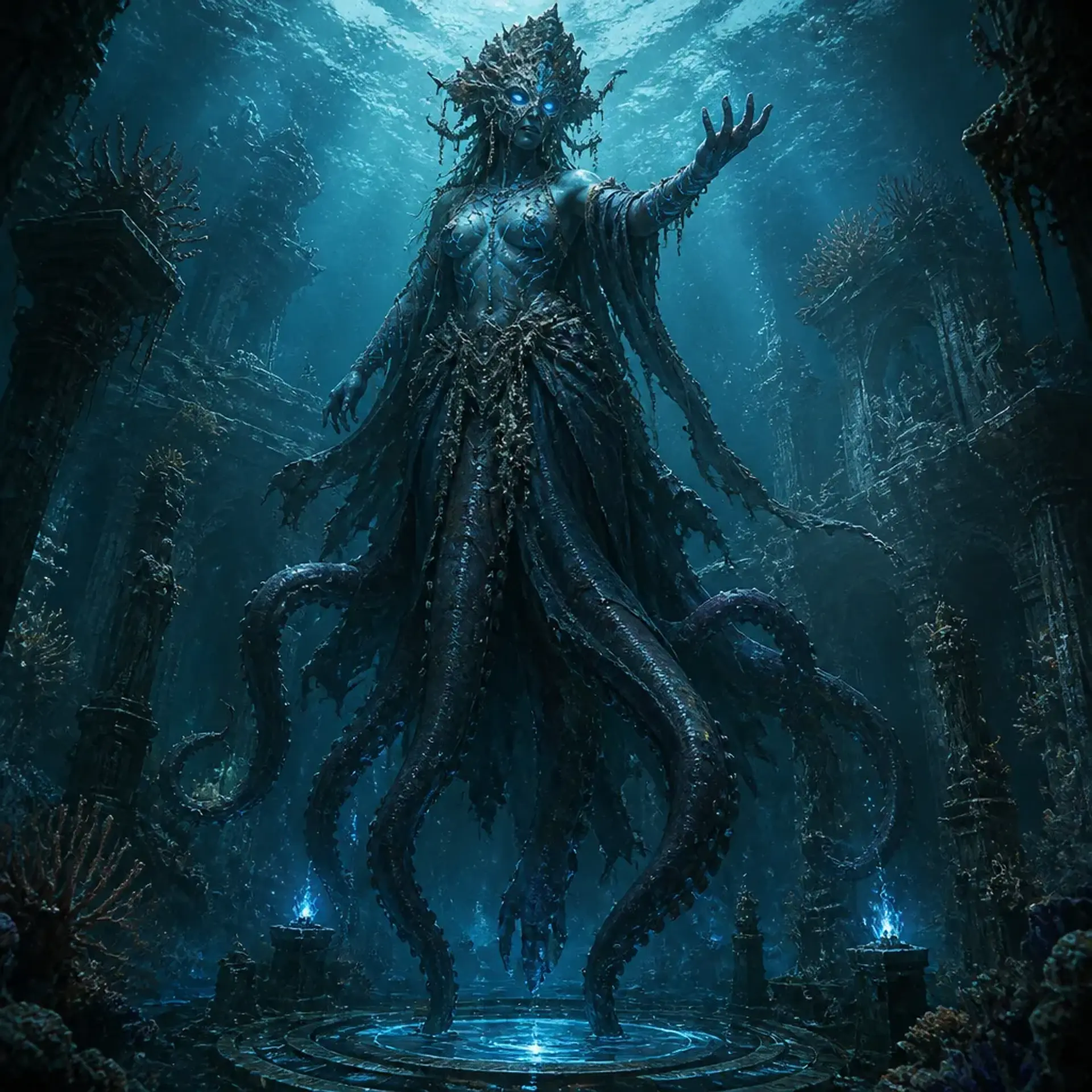 Thalassa Morwen - AI-generated fantasy Monster