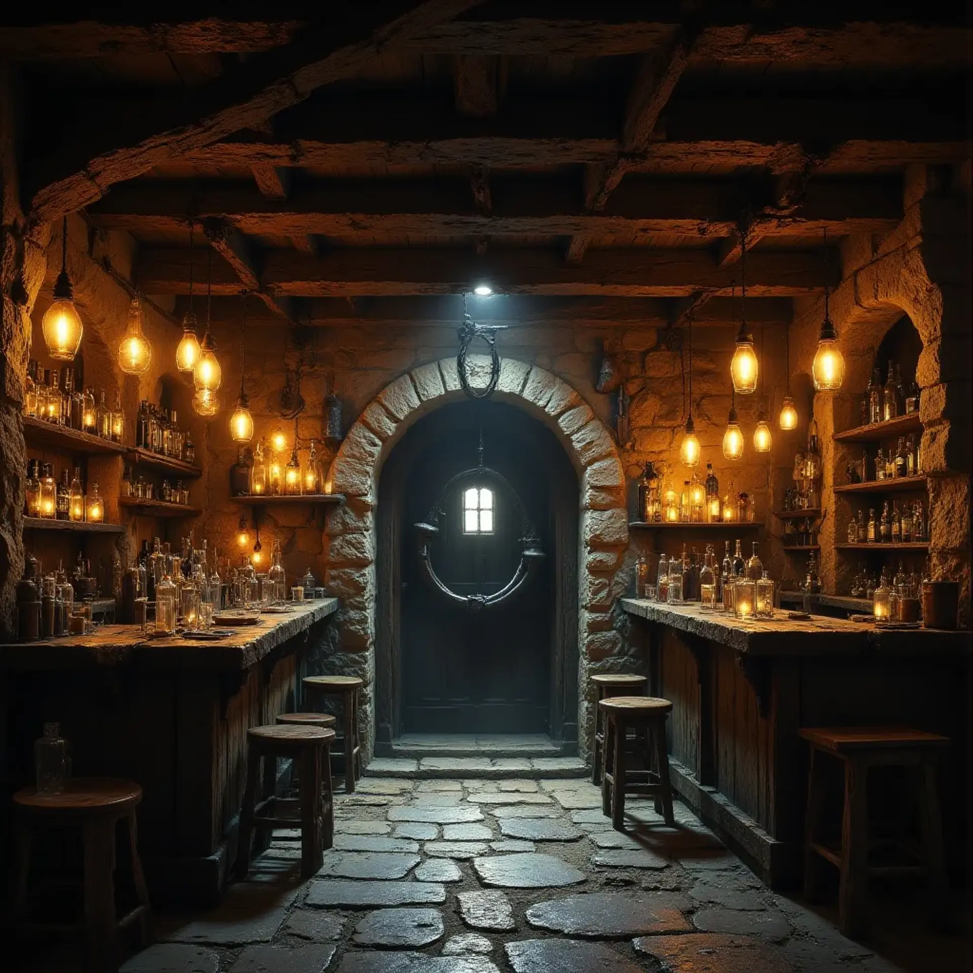 The Broken Shackle - AI-generated fantasy Tavern
