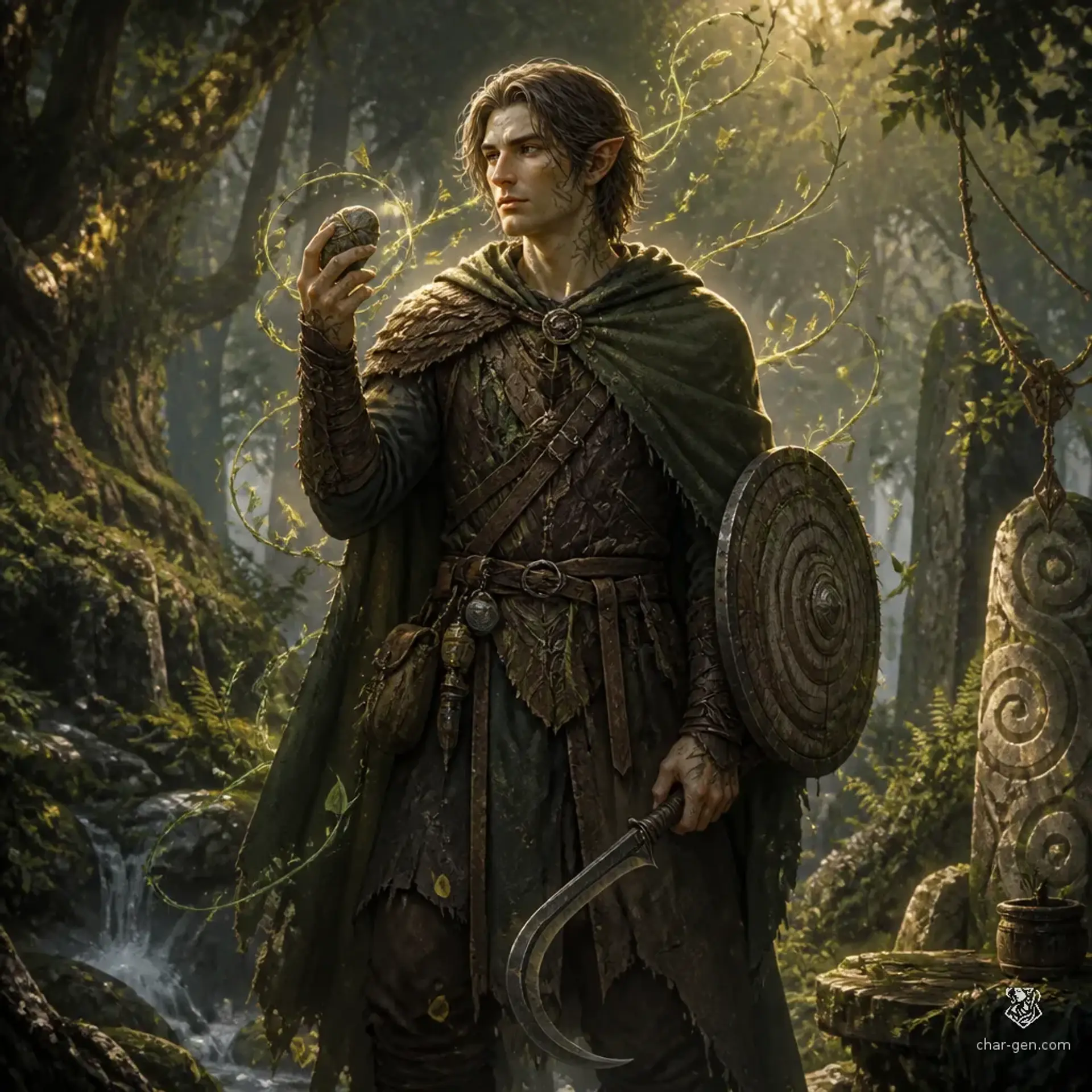 Tav - AI-generated fantasy Character