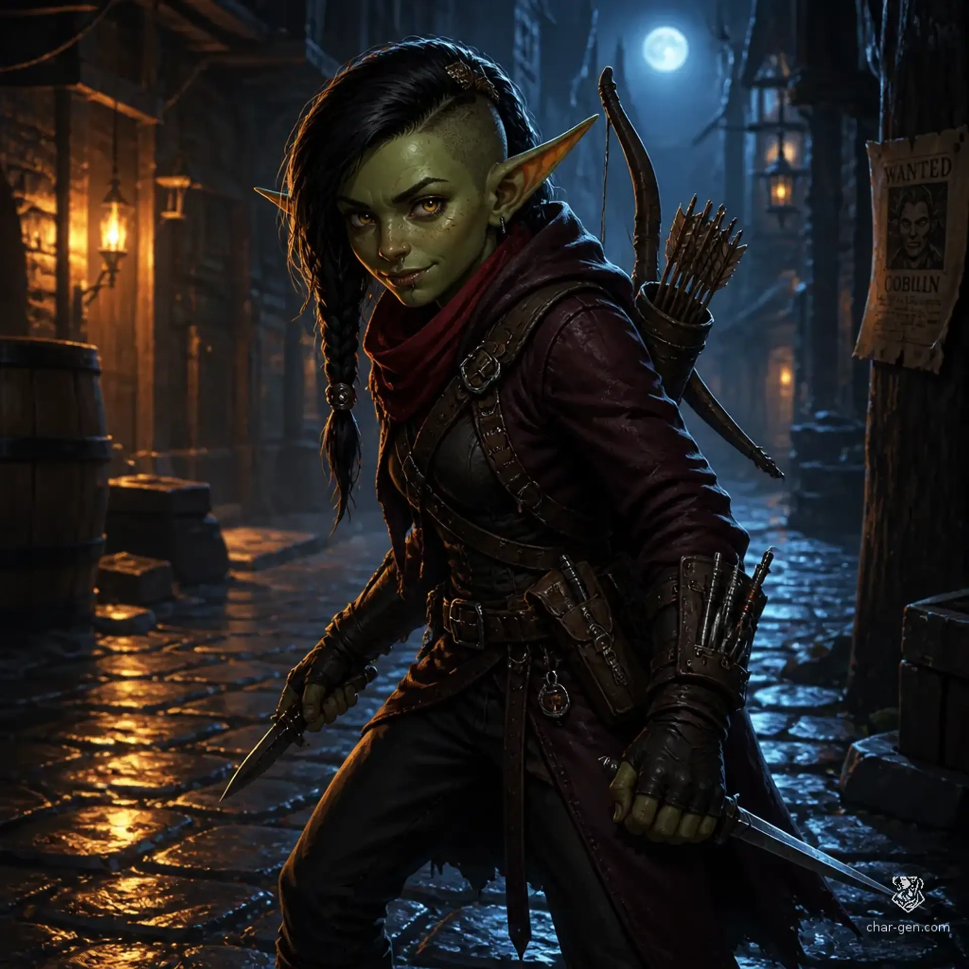 Krikka Brassbutton - AI-generated fantasy Character