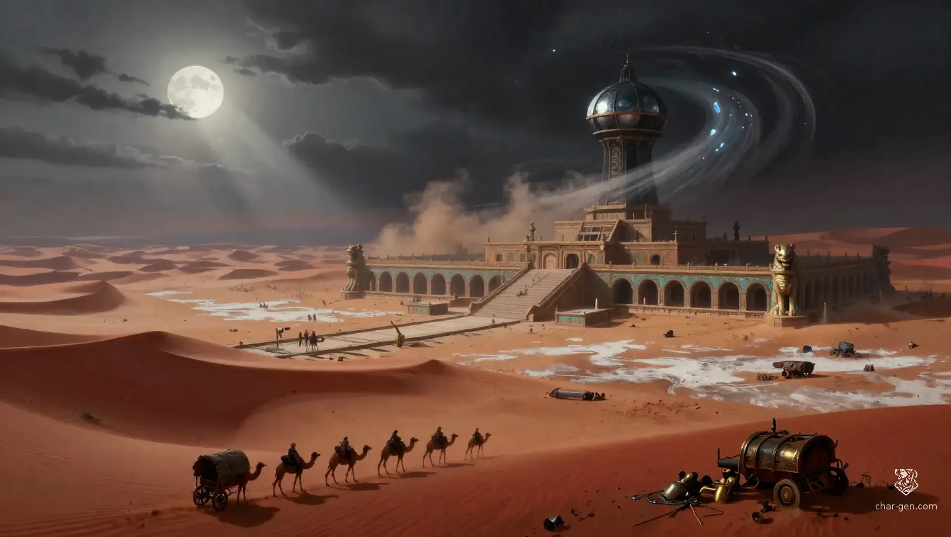 The City That Walks Beneath the Sand