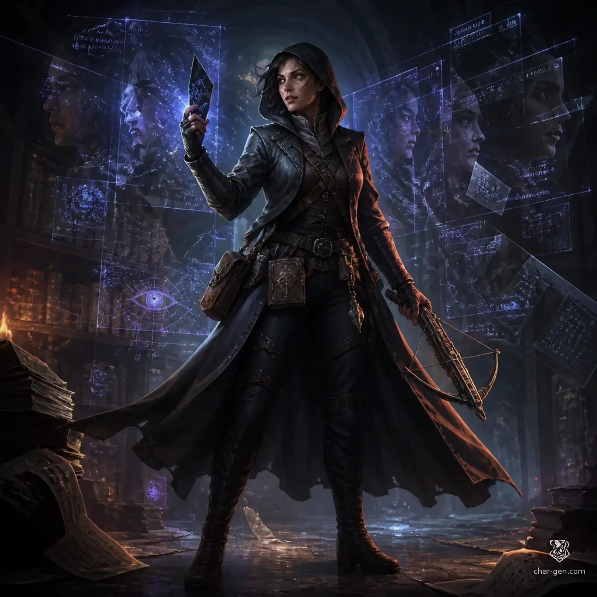 Katie - AI-generated fantasy Character