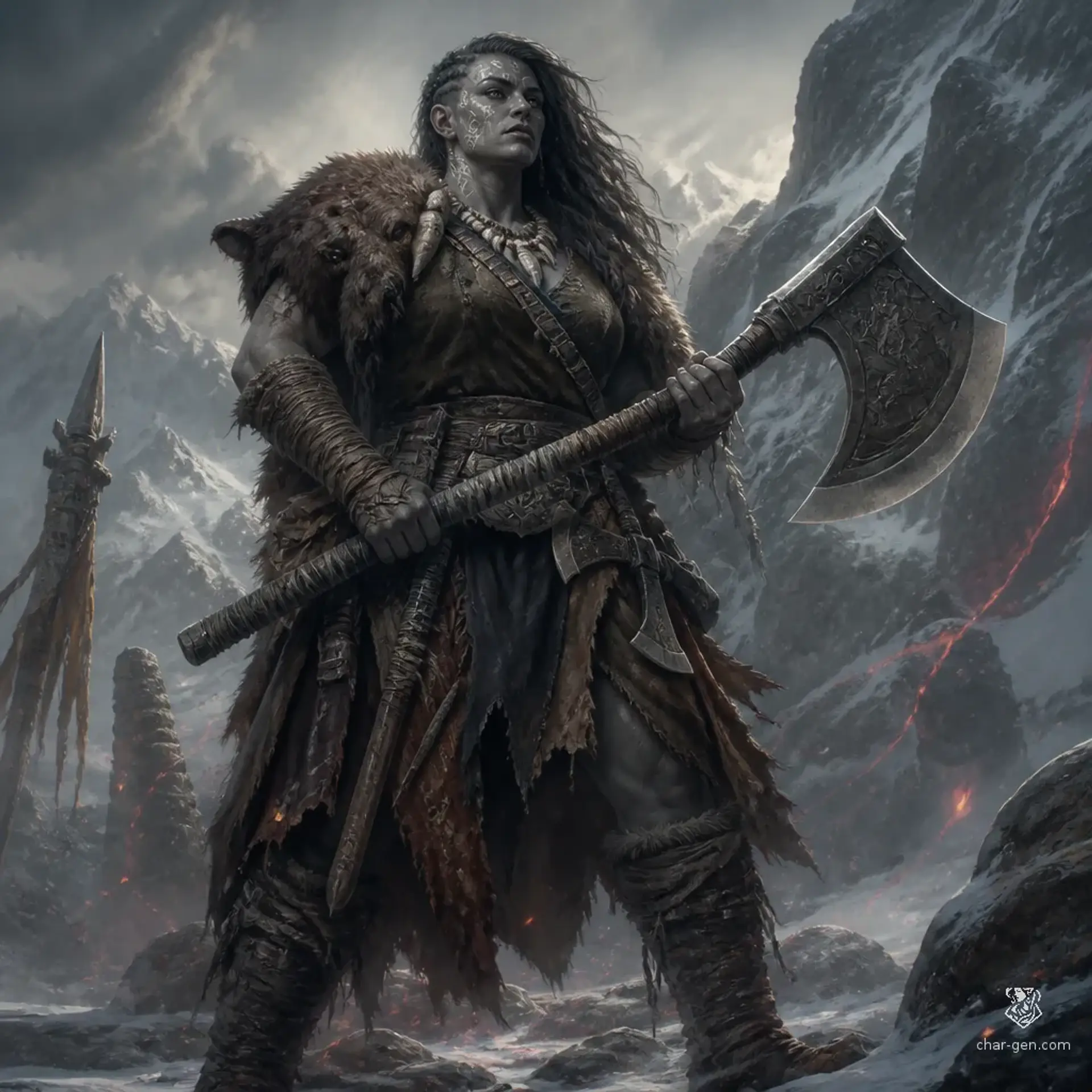 Nayra Qadim - AI-generated fantasy Character