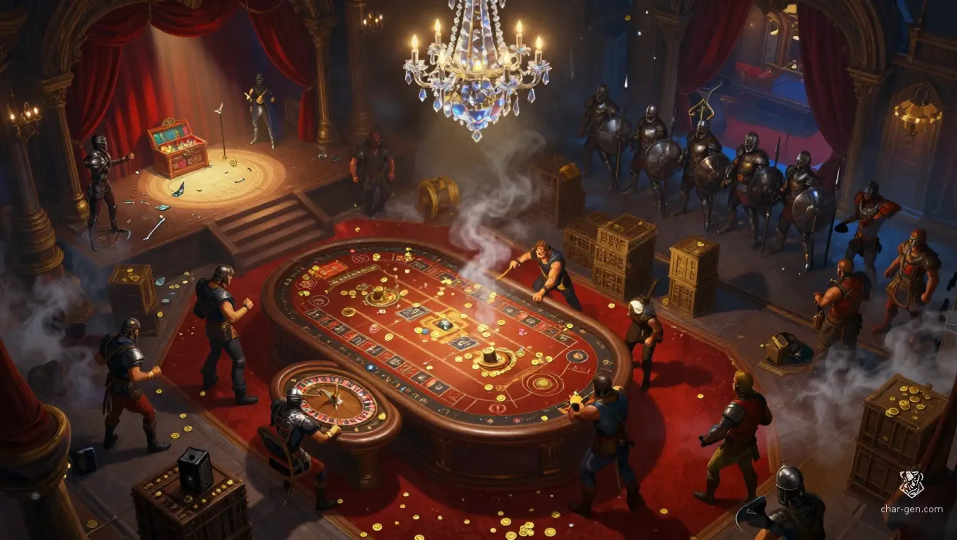 The Casino Thief Hunt - AI-generated fantasy Encounter