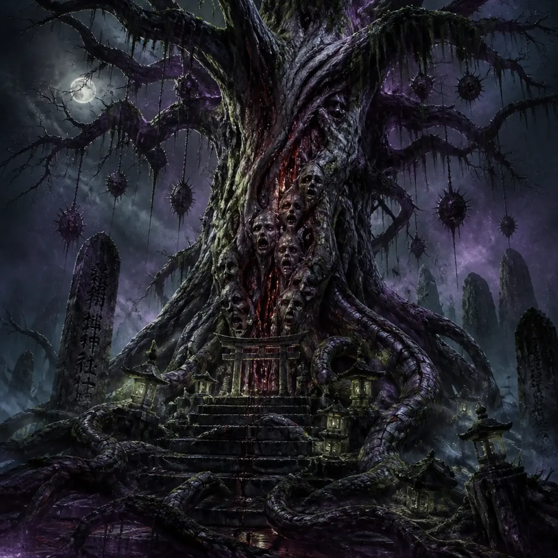 Corrupted Eldertree - AI-generated fantasy Monster