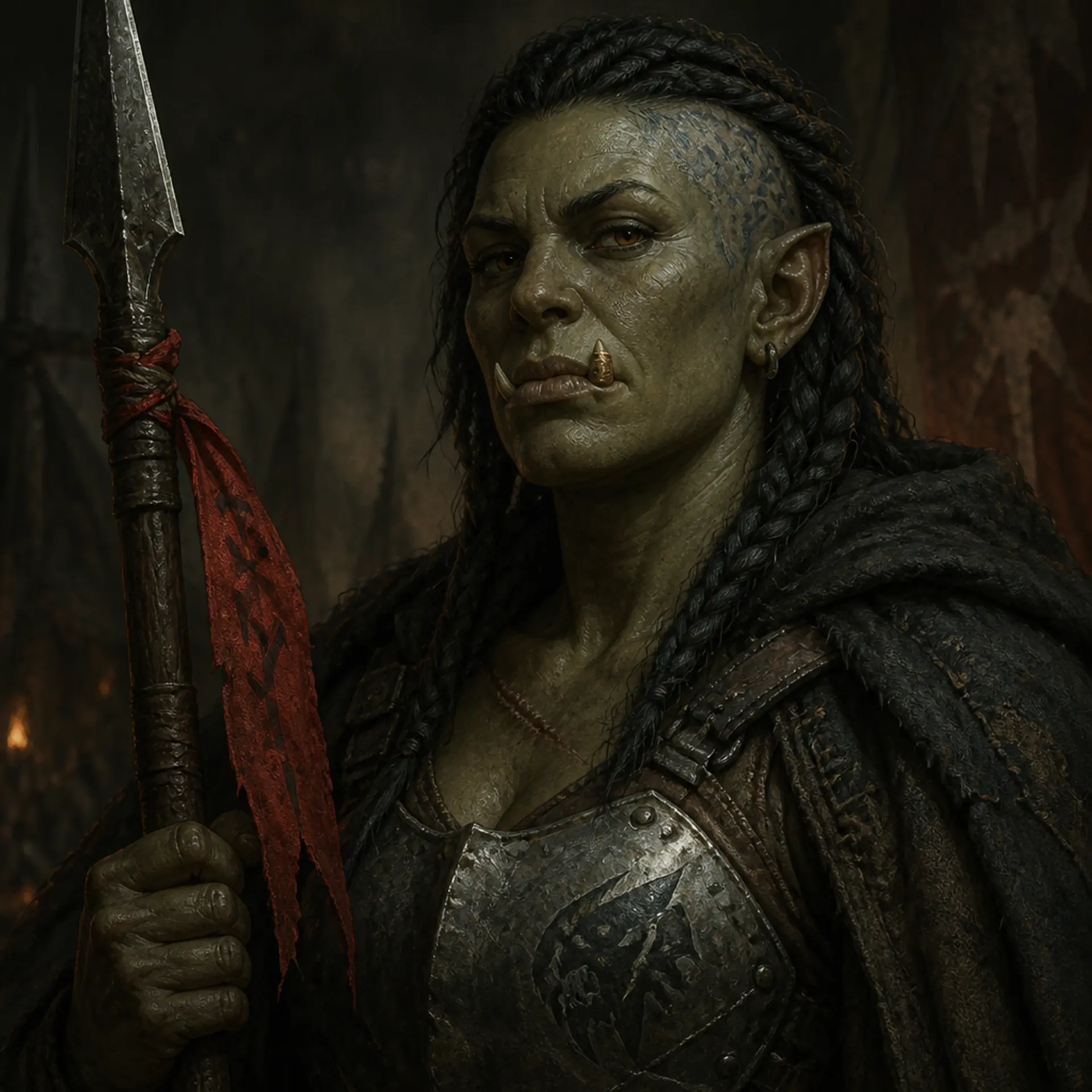 Mina Oros - AI-generated fantasy NPC