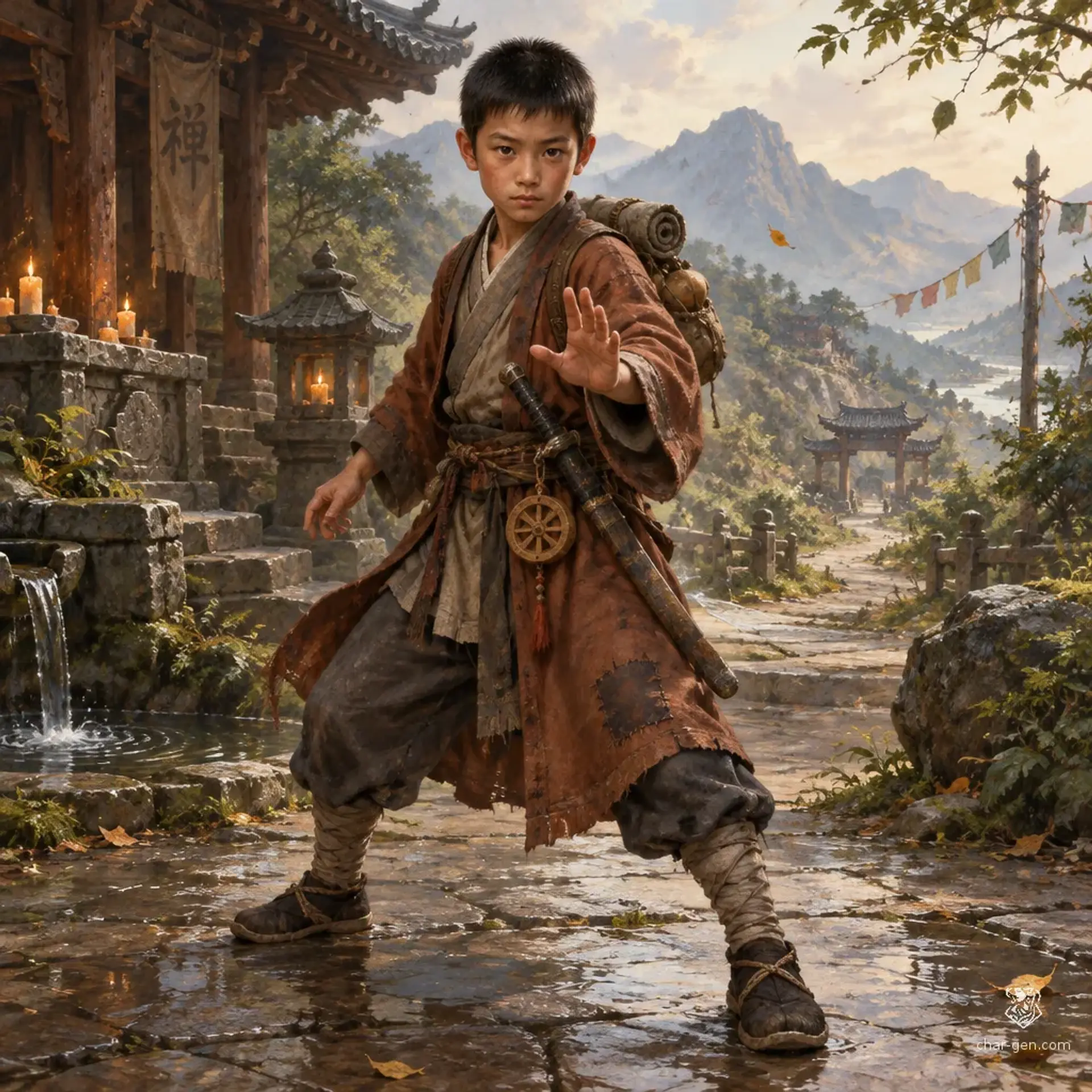 Johnny - AI-generated fantasy Character