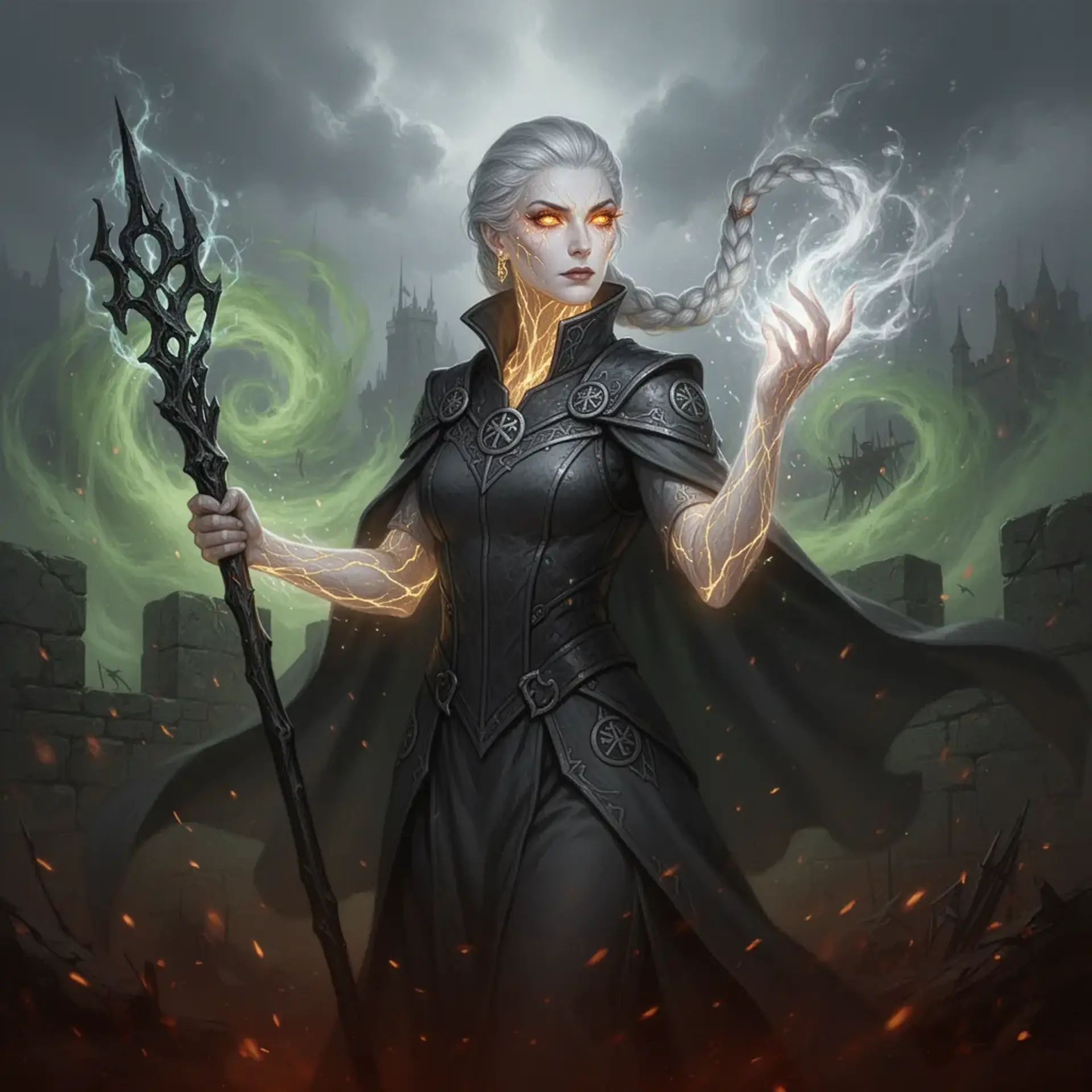 Esmerelda Vaelen-Alba - AI-generated fantasy NPC