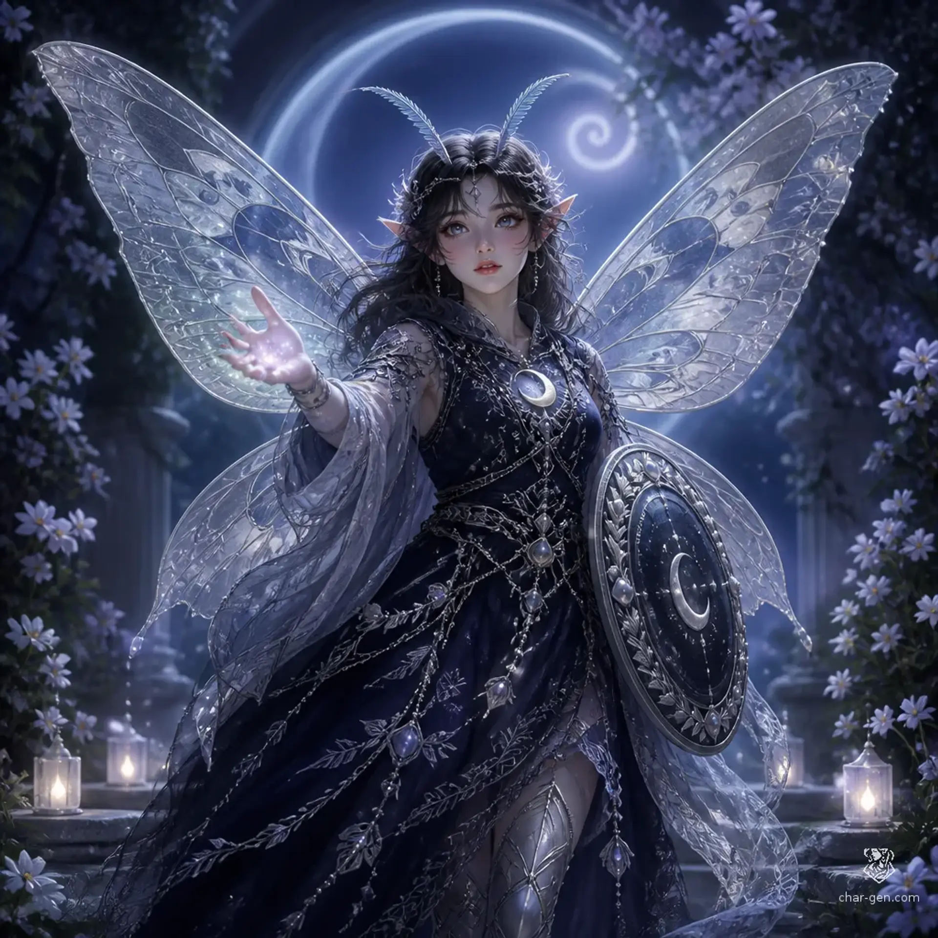 Liora Vale - AI-generated fantasy Character