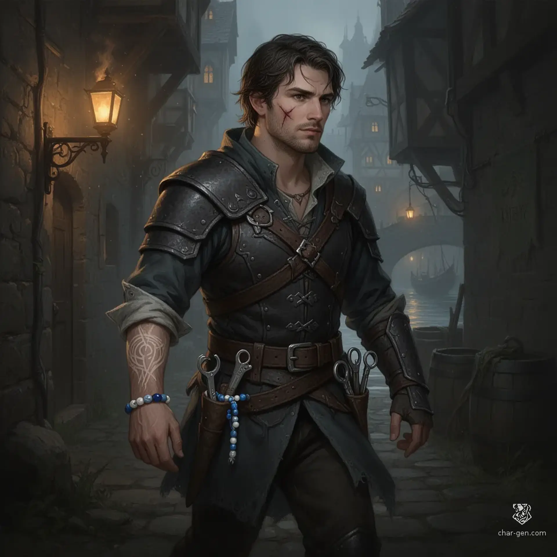 Corin Vale - AI-generated fantasy NPC