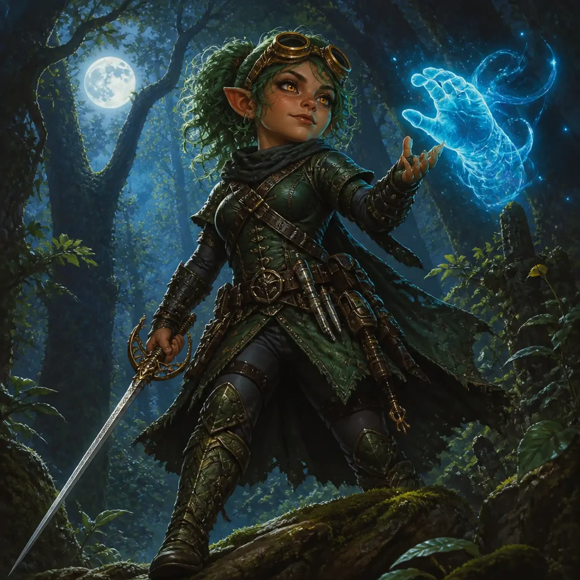Zook Spark Fiddlefen - AI-generated fantasy Character