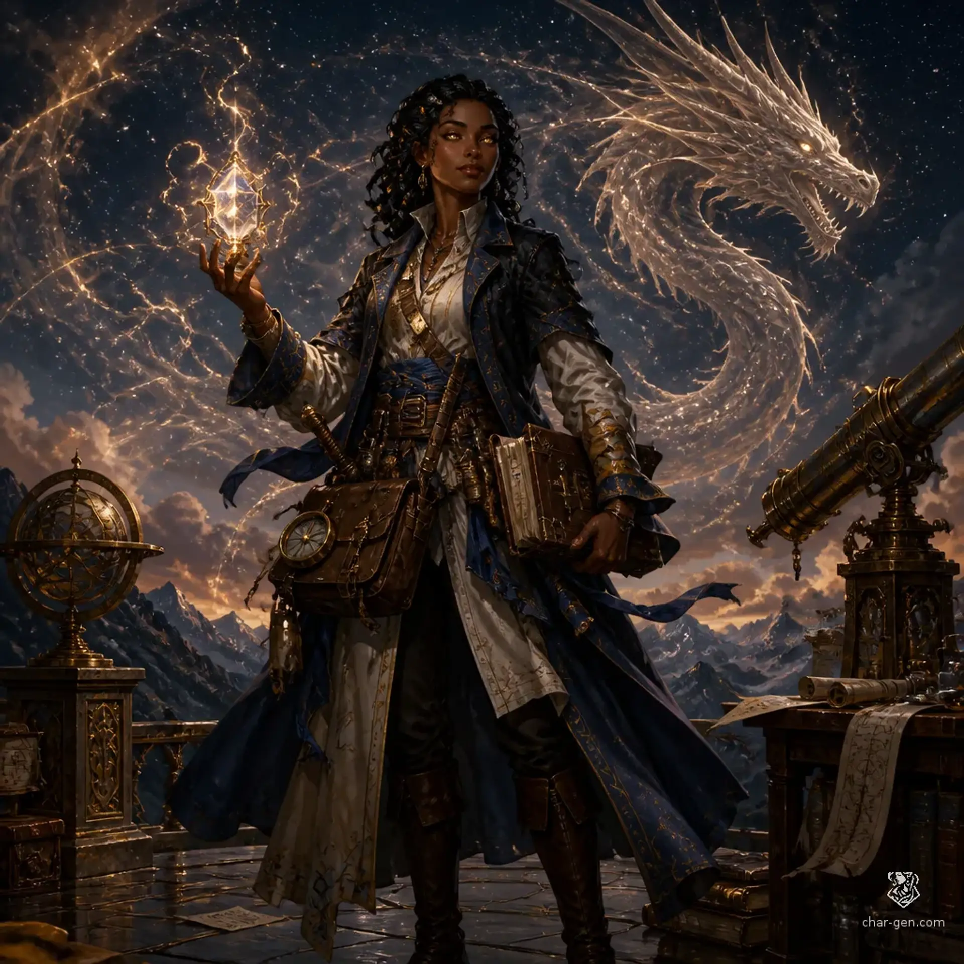 Yarimay Quispe - AI-generated fantasy Character