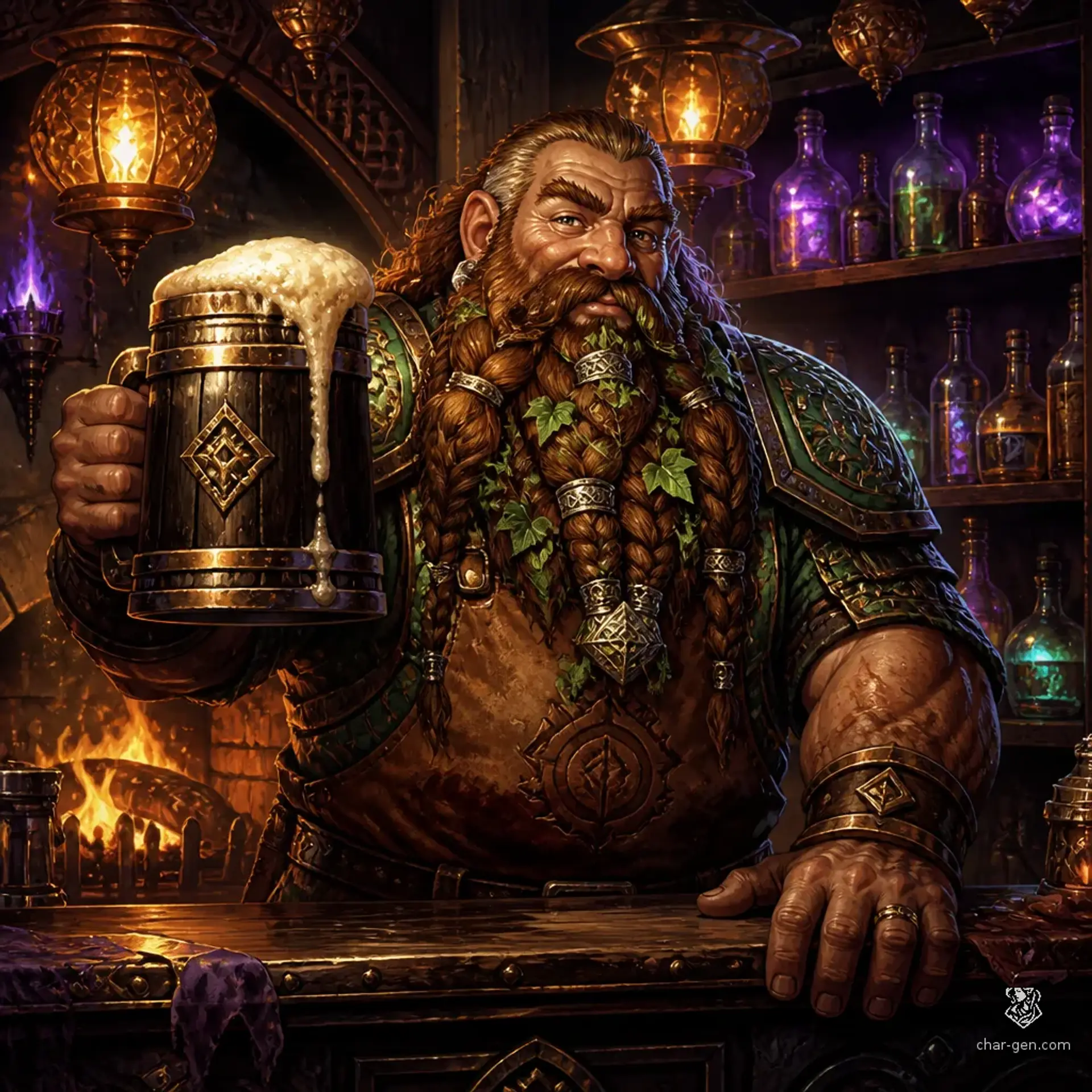 The Wayward Path - AI-generated fantasy Tavern