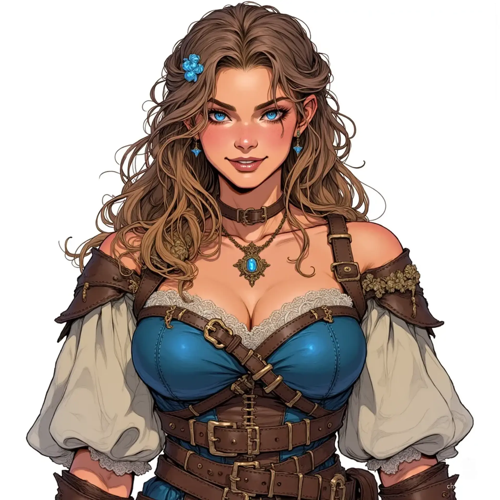Fendina Willowbloom - AI-generated fantasy NPC