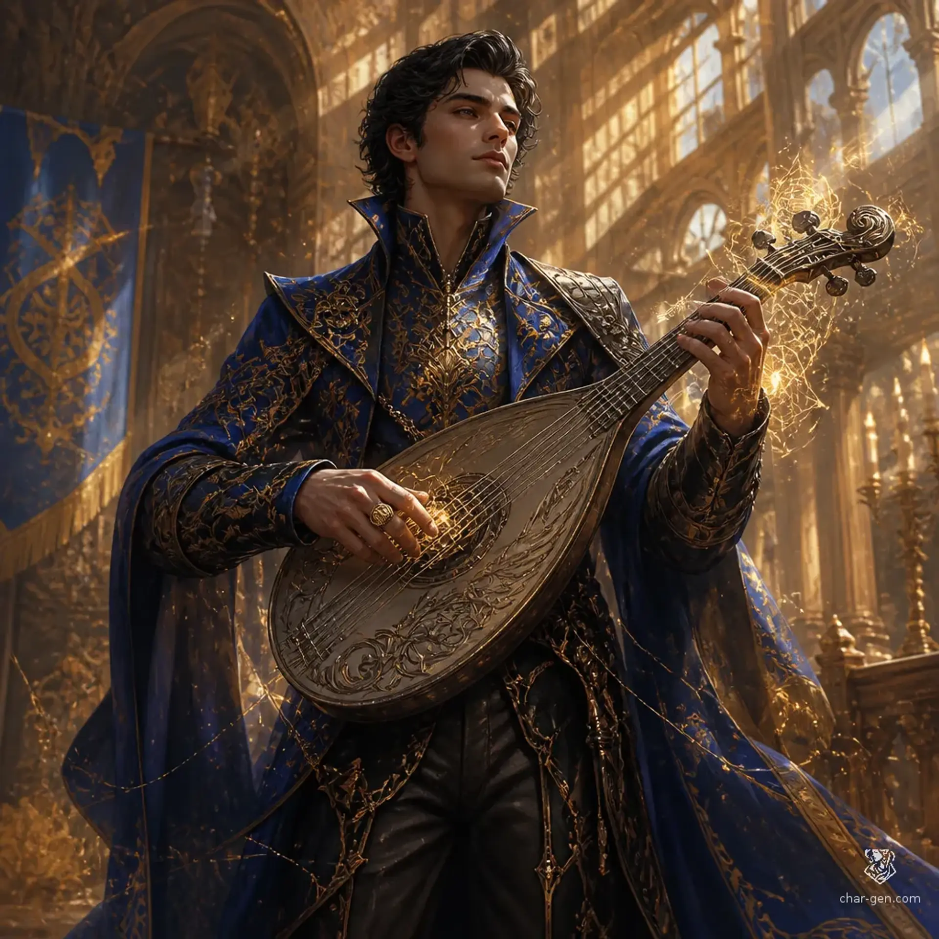 Lysander Valerius - AI-generated fantasy Character