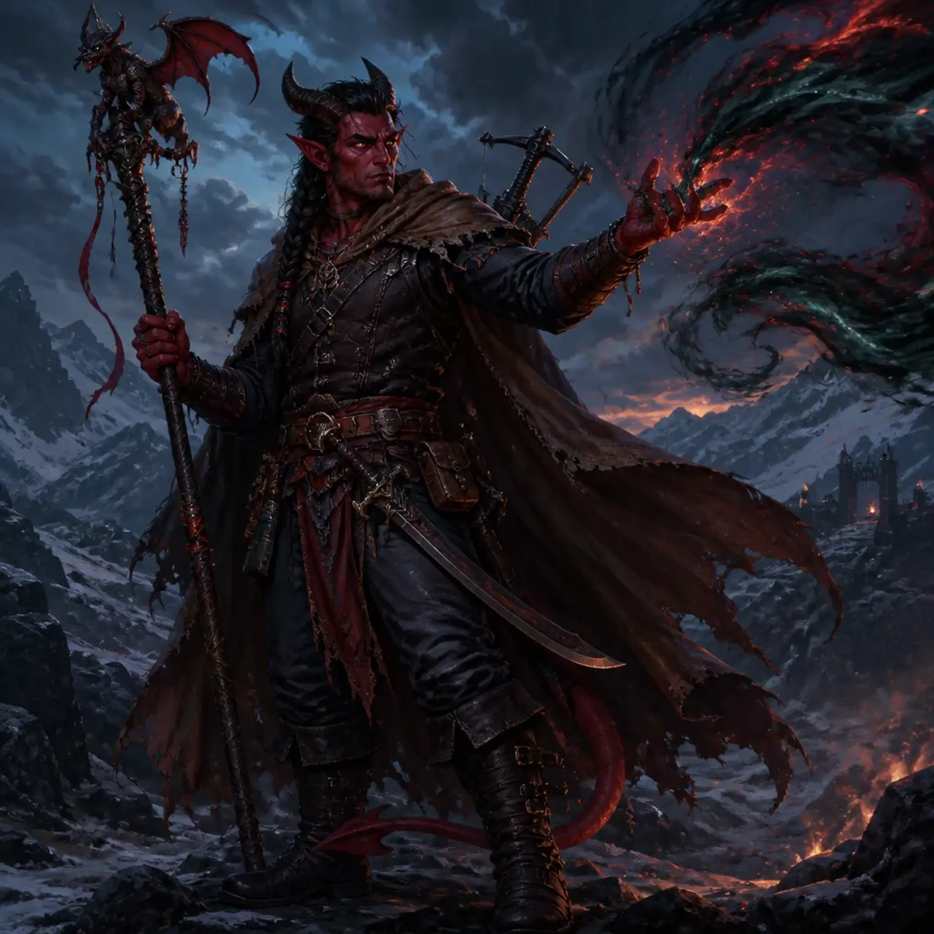 Sakhriq - AI-generated fantasy Character
