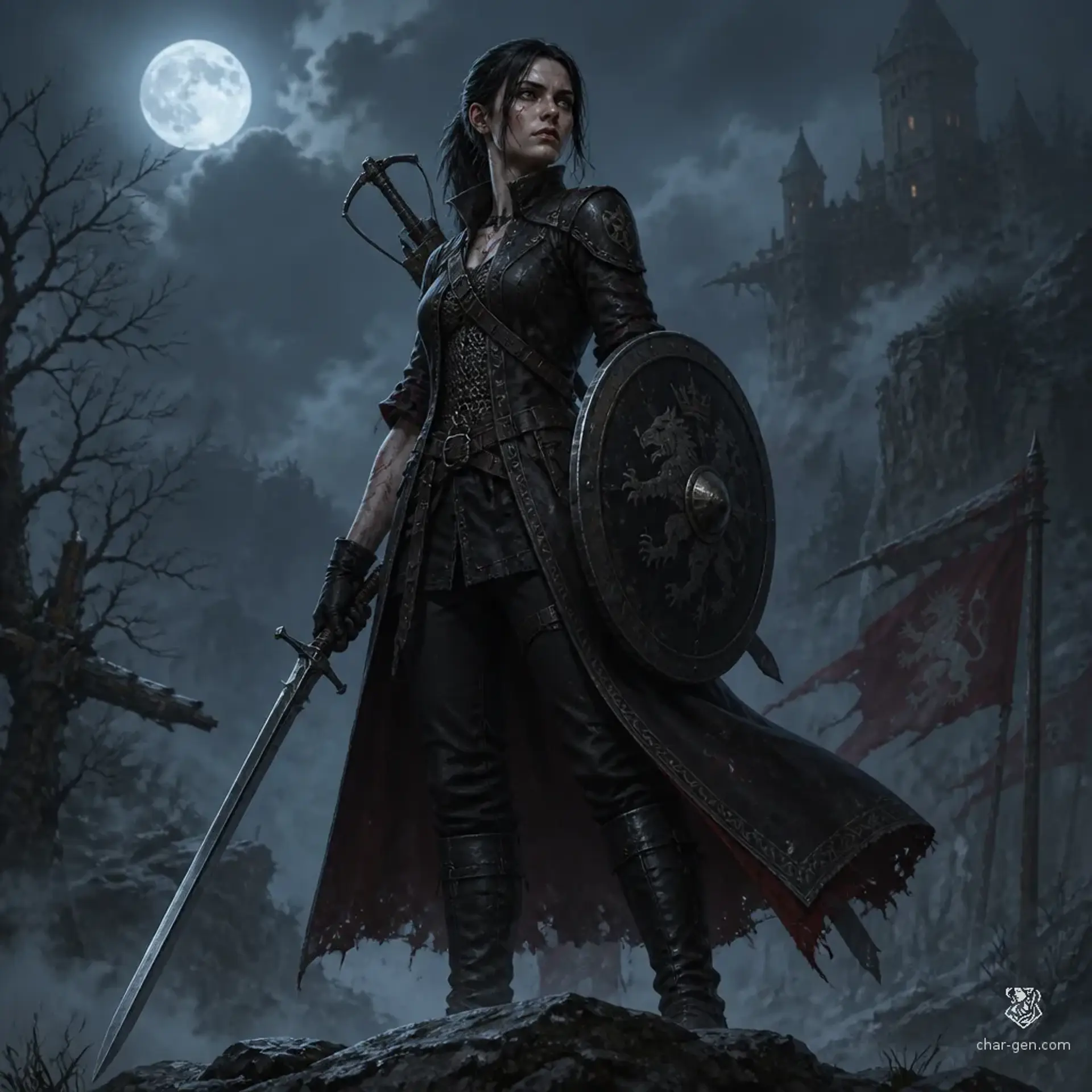 Tereska Strazni - AI-generated fantasy Character