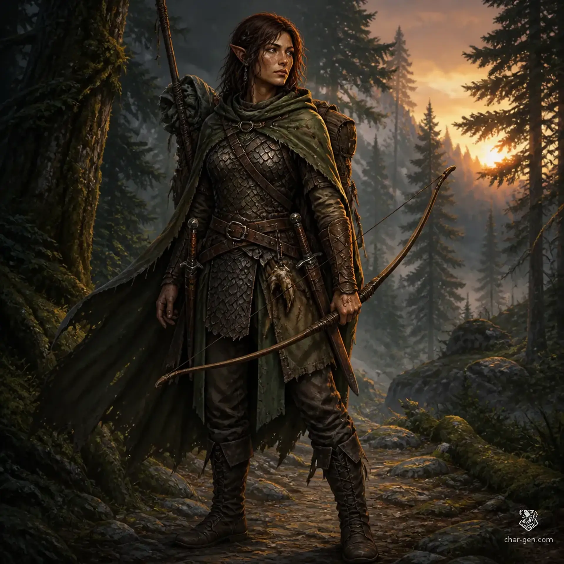 Neskra Veyr - AI-generated fantasy Character