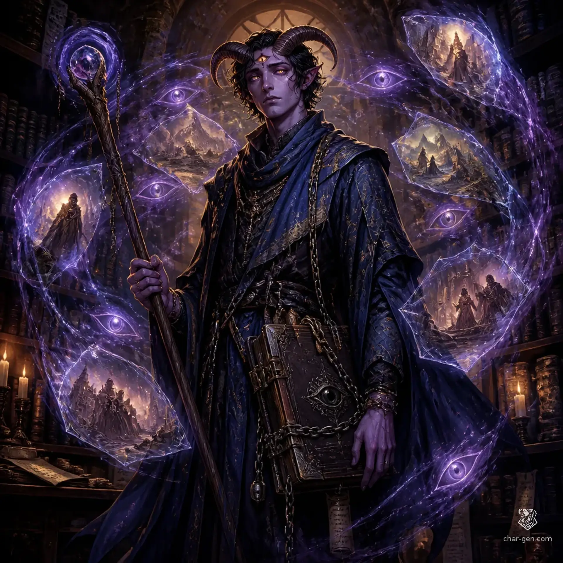 Yassile - AI-generated fantasy Character