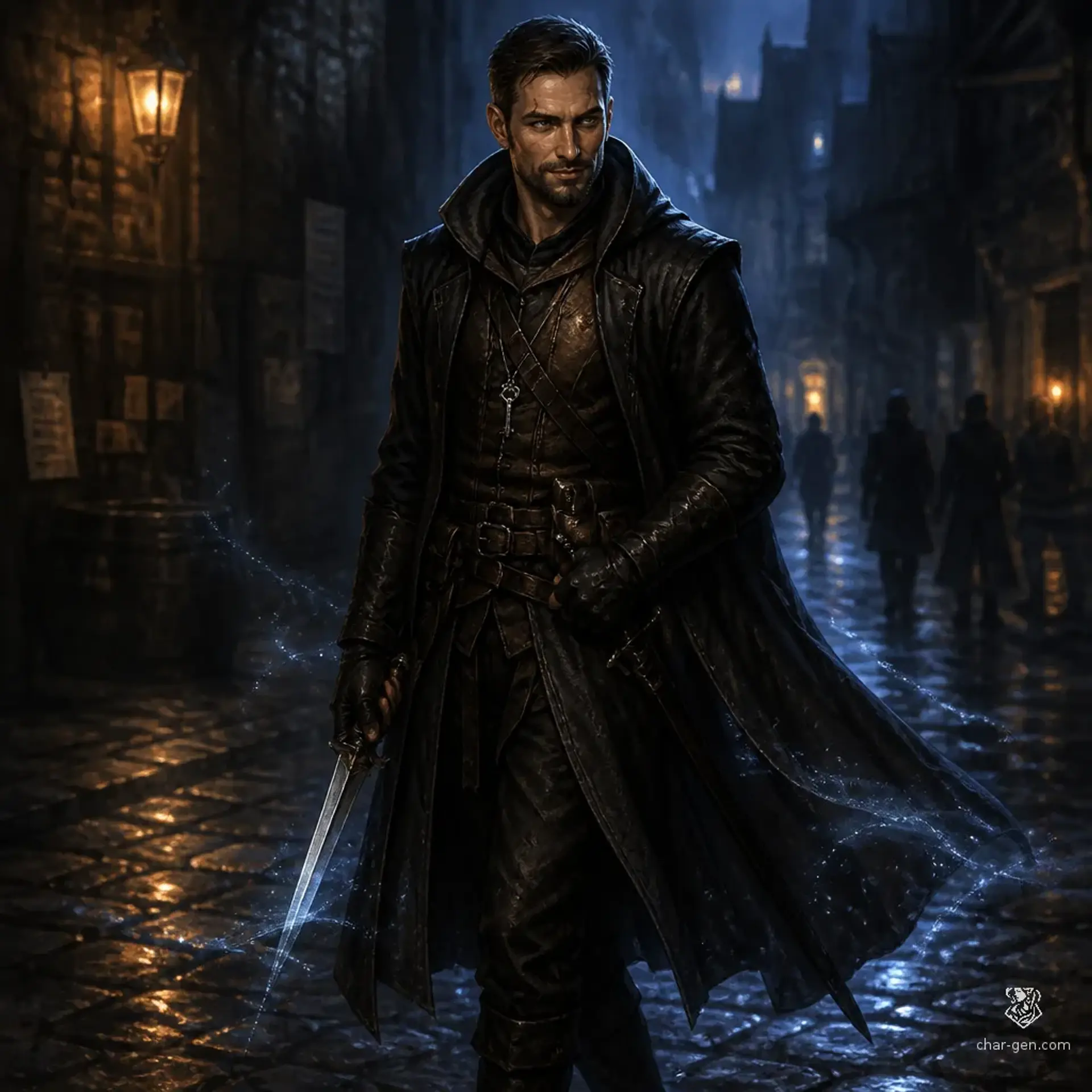Arthur Grossman - AI-generated fantasy Character