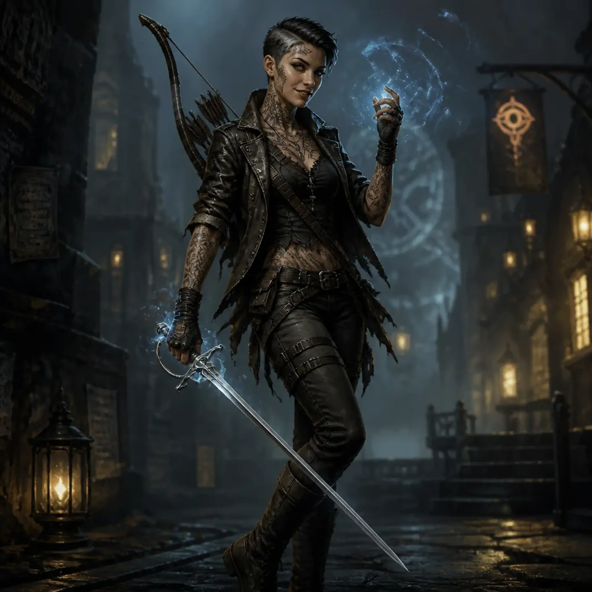 Venna Ketrik - AI-generated fantasy Character