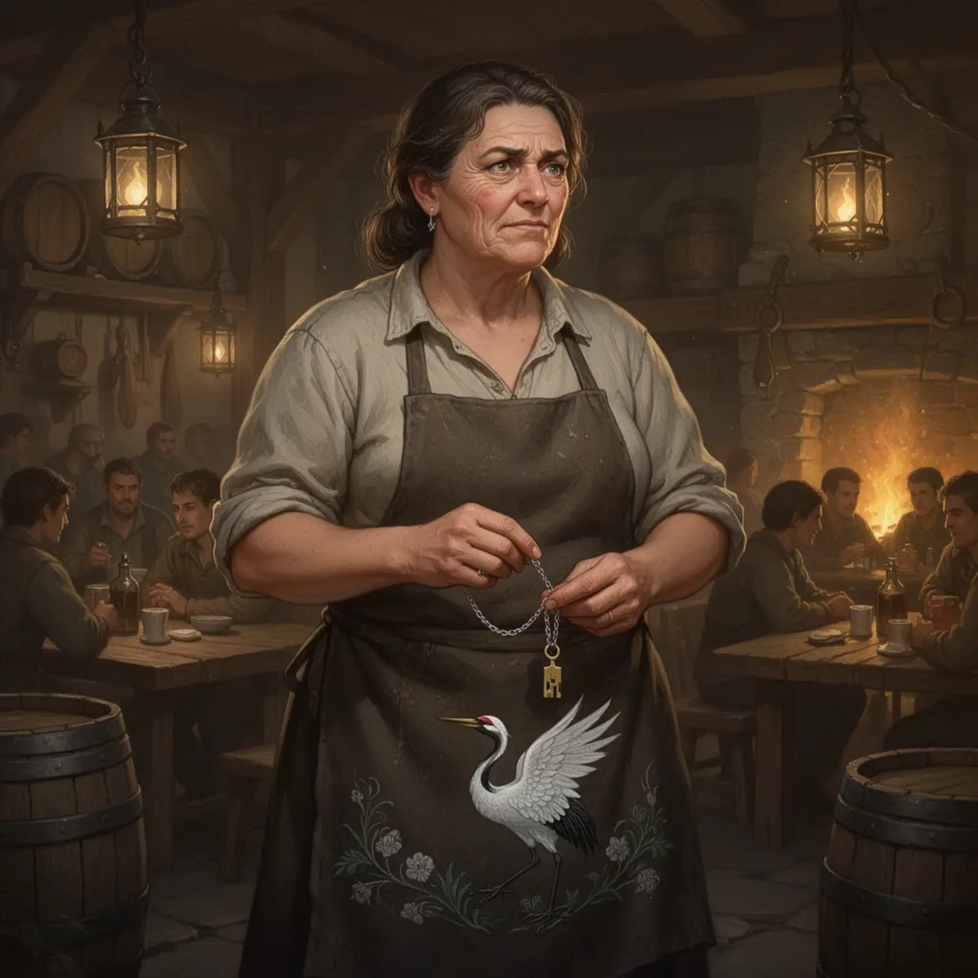Bess Crane - AI-generated fantasy NPC