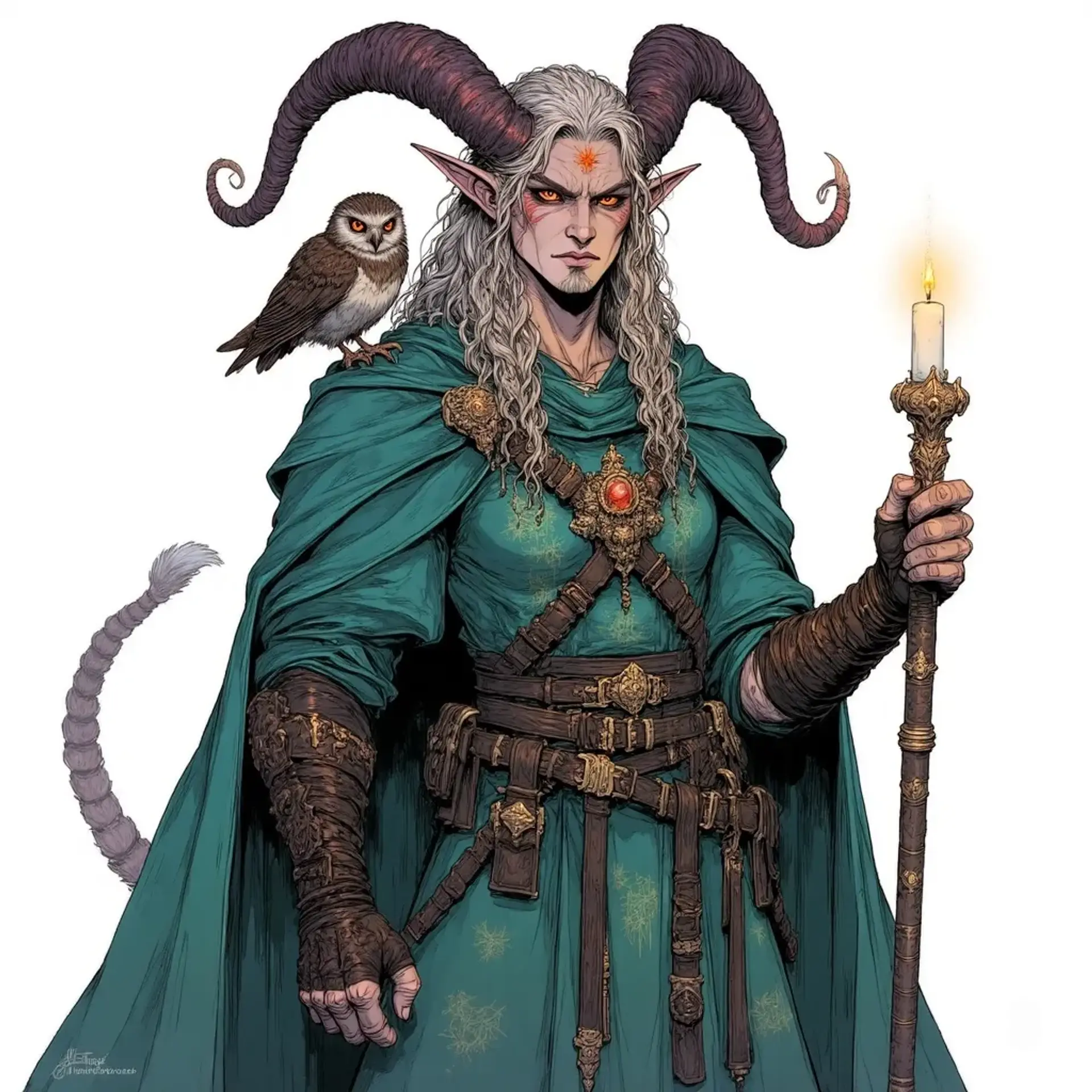 Vaelith Tzaryvahn - AI-generated fantasy NPC