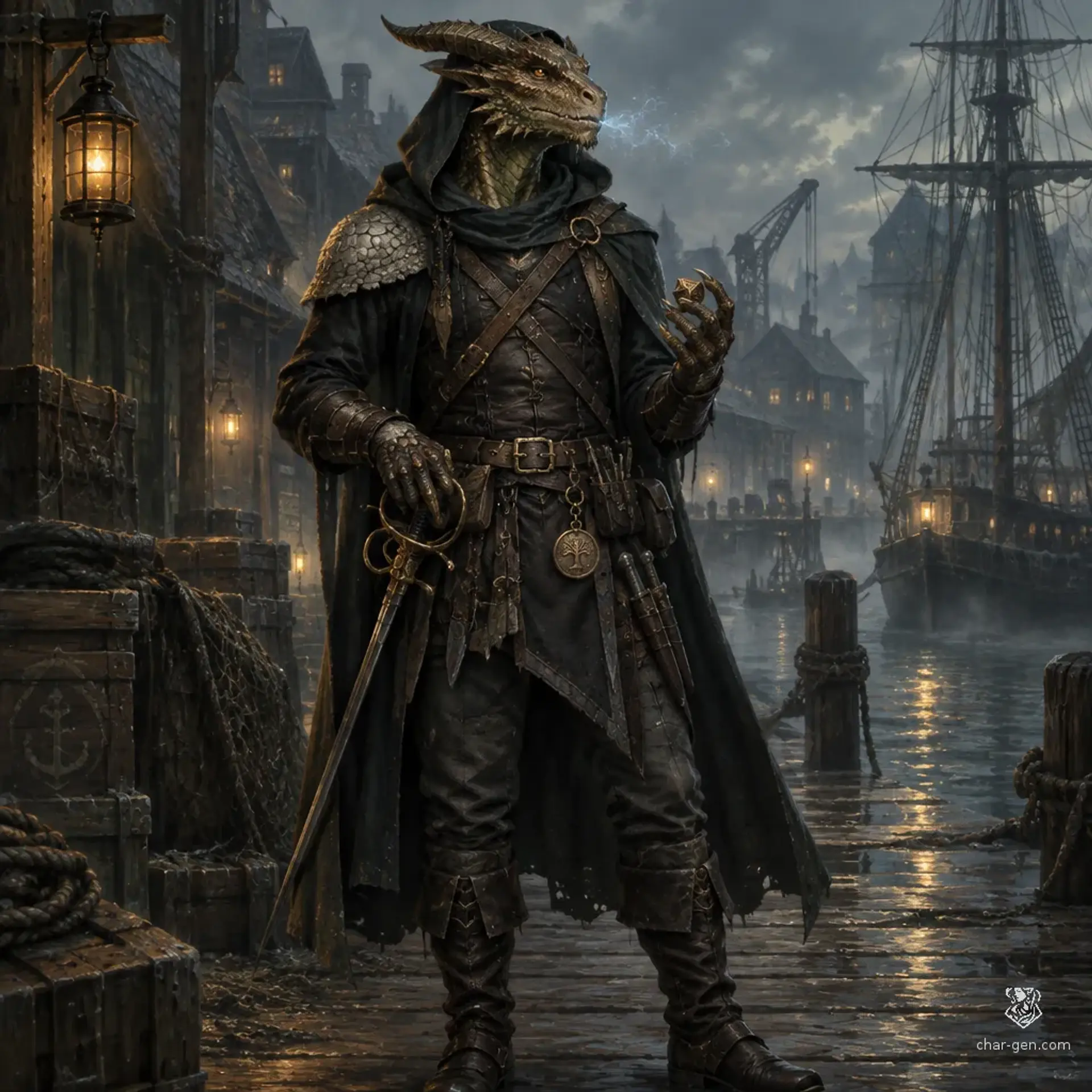 Sethri - AI-generated fantasy Character
