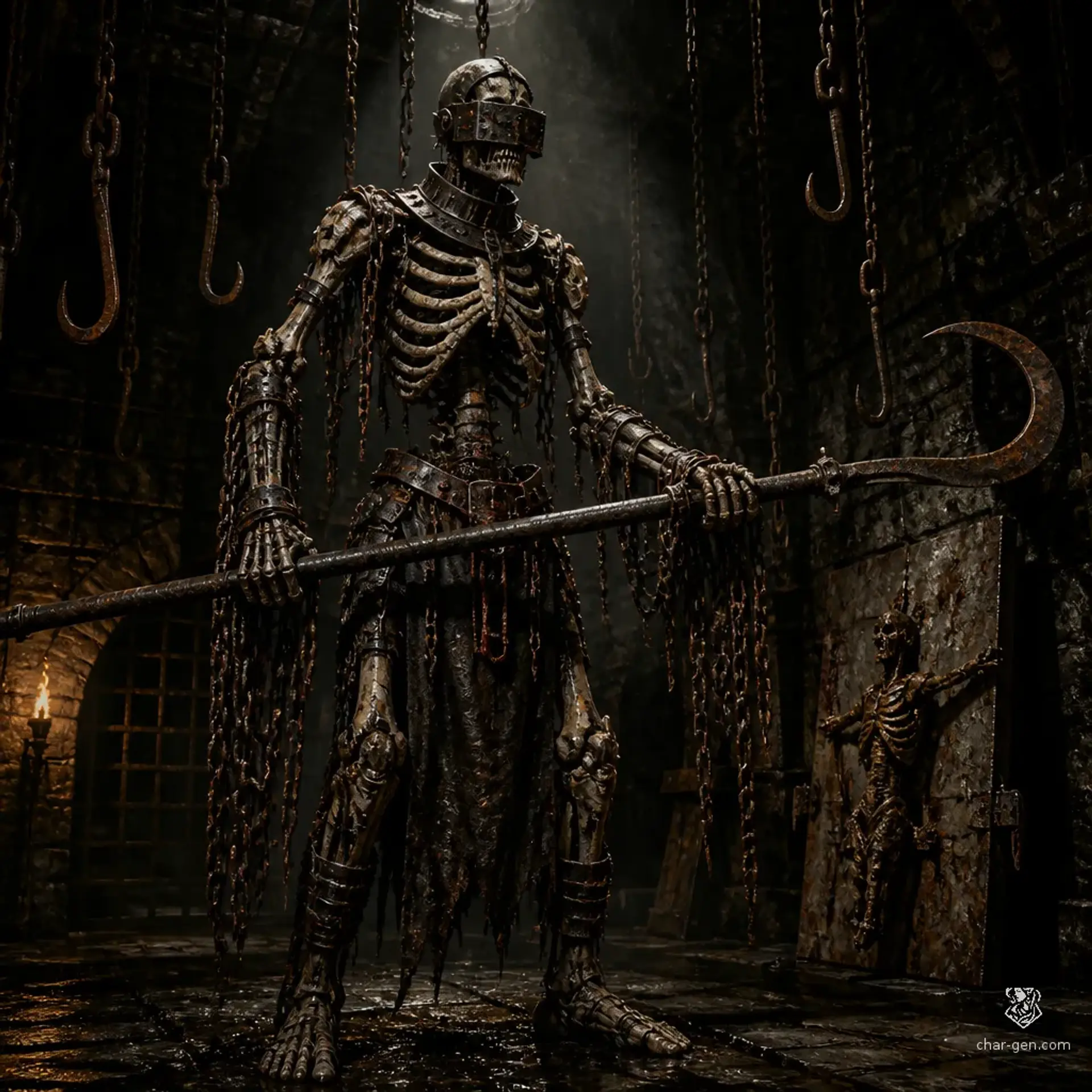 Bone Torturer - AI-generated fantasy Monster