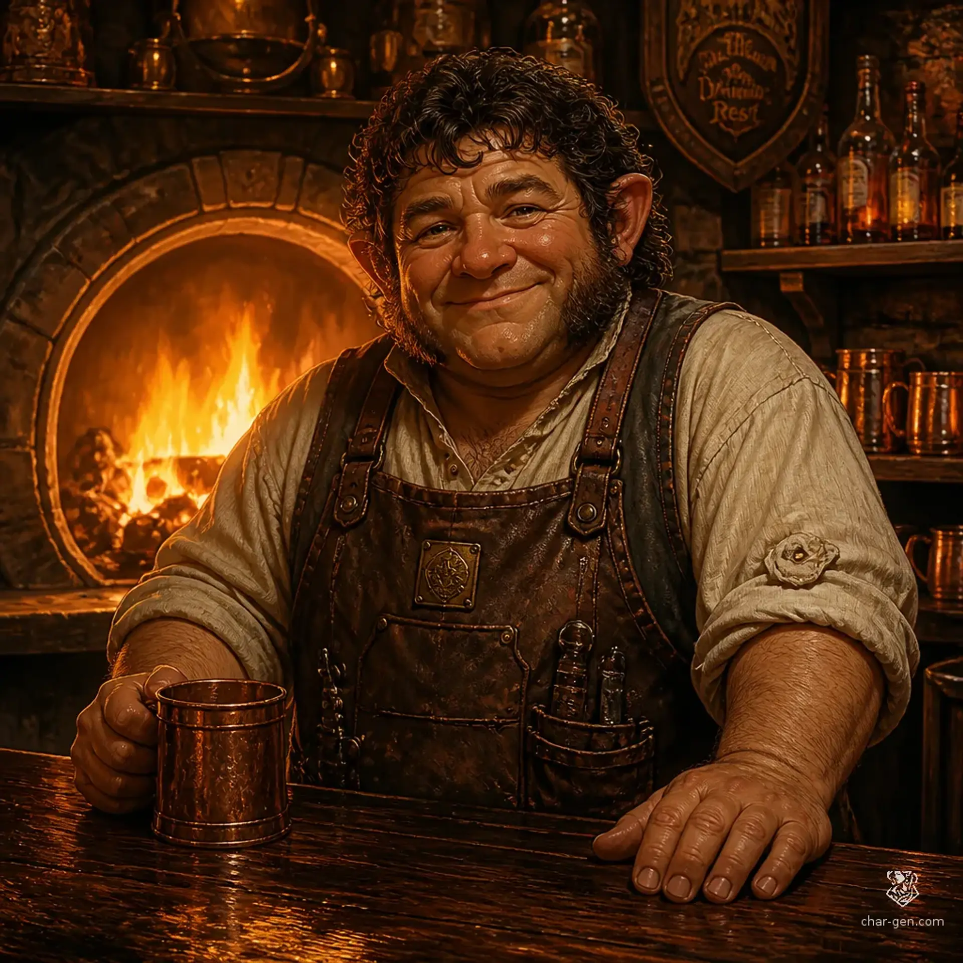 The Hearth's Hum - AI-generated fantasy Tavern