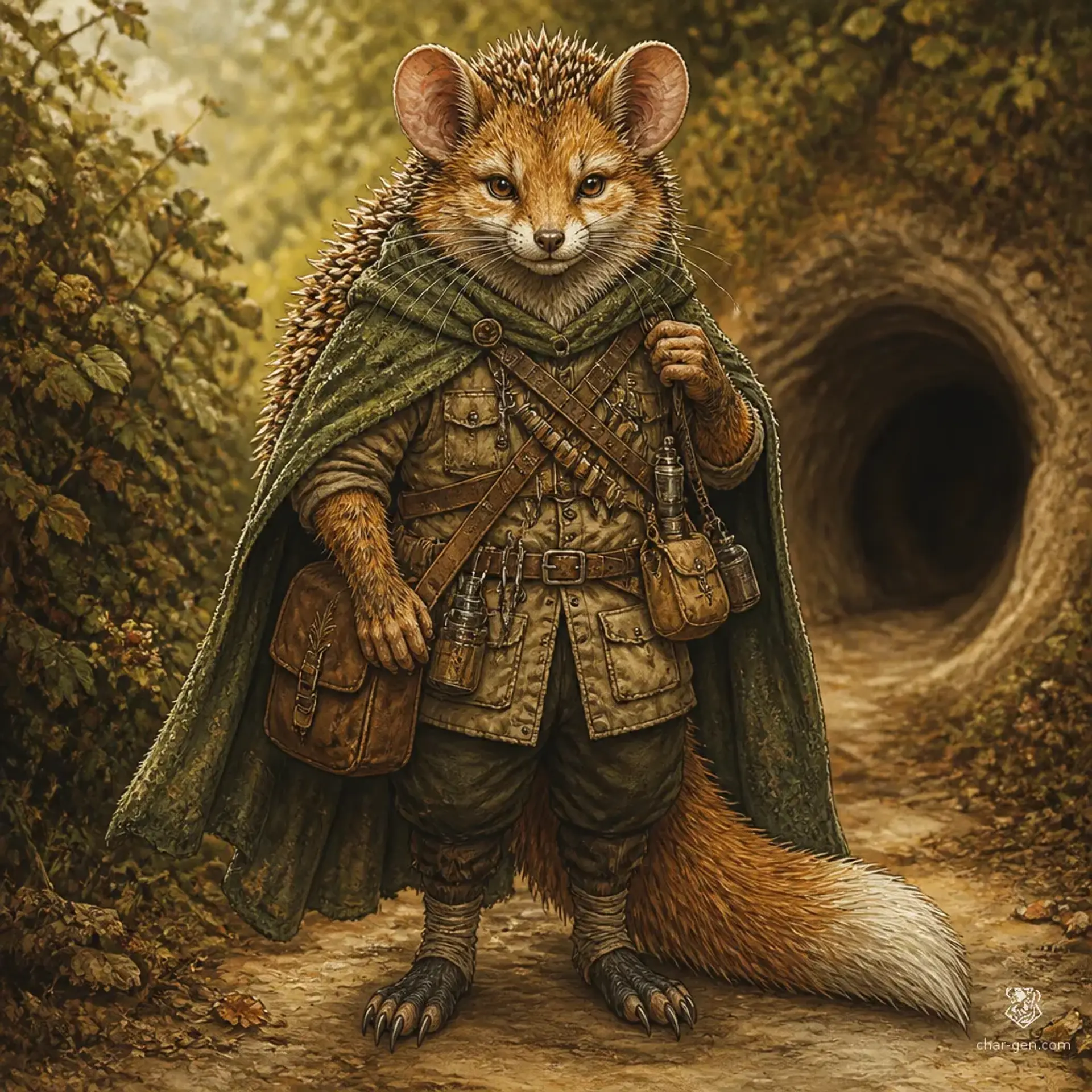 Thornwhisk Folk - AI-generated fantasy Species