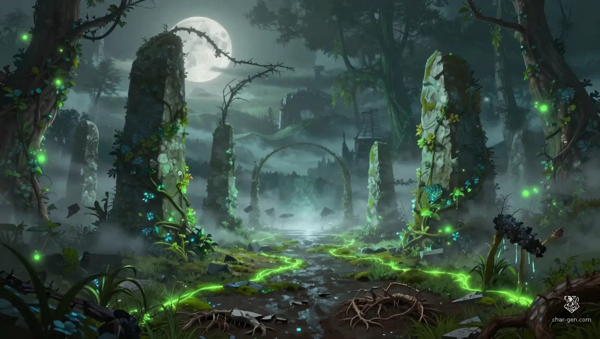 The Verdant Veil Reagent Run - AI-generated fantasy Quest