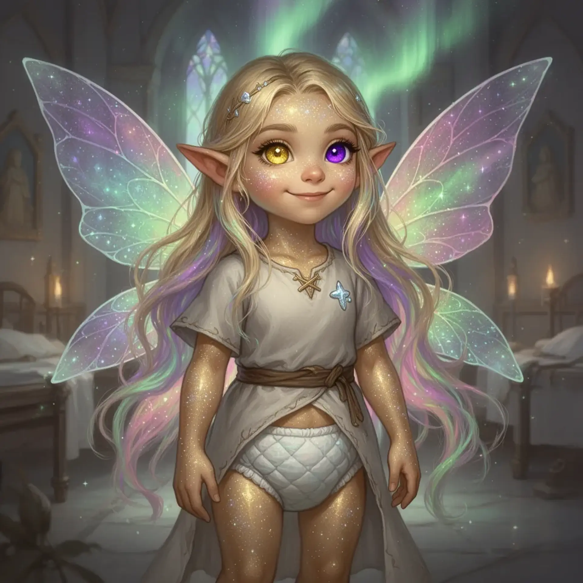 Prismatia Aurora Borealis( variation 2) - AI-generated fantasy NPC