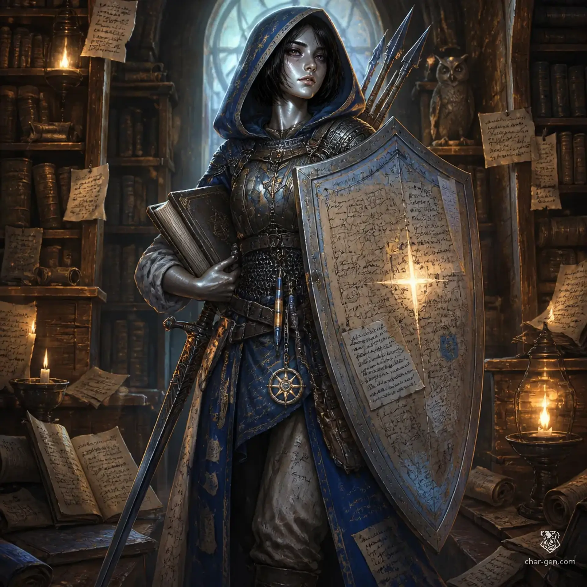 Vespera - AI-generated fantasy Character