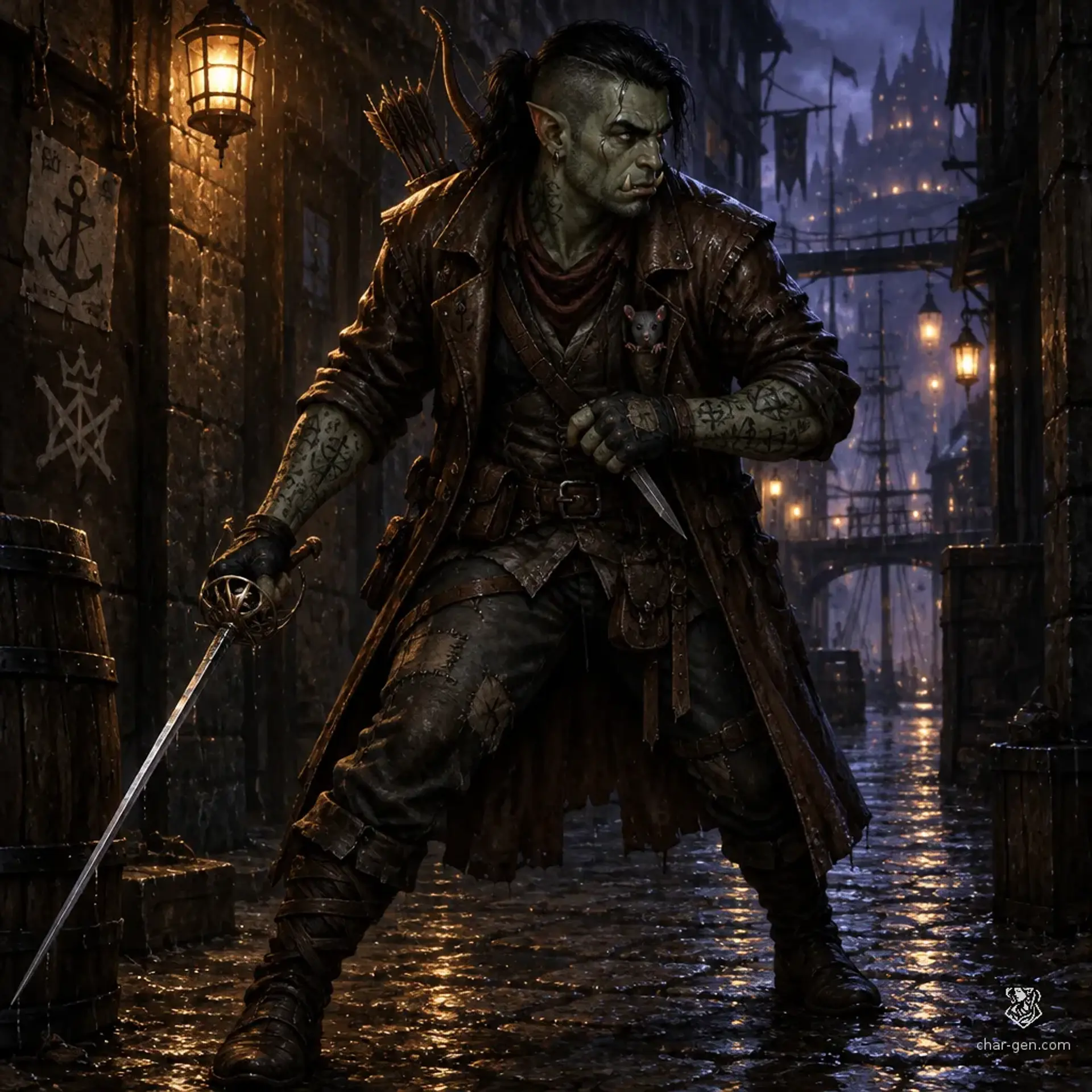 Kragtek - AI-generated fantasy Character