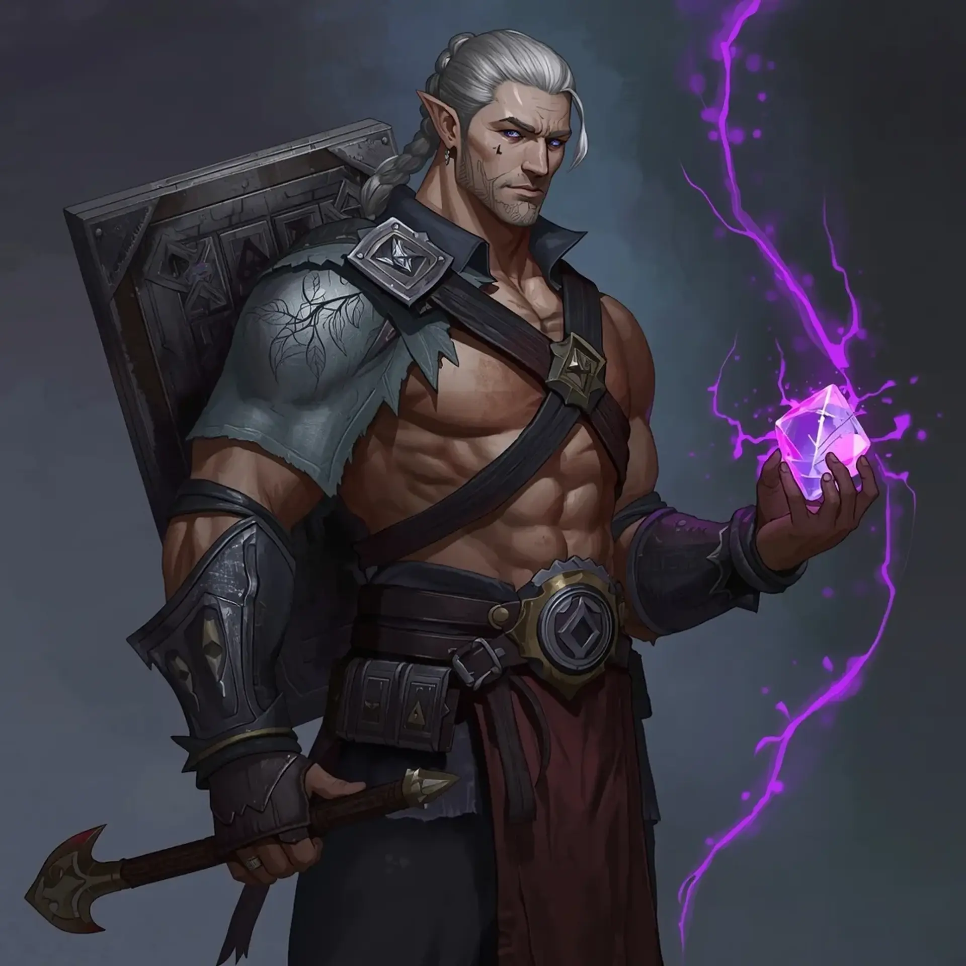 Theren Galanodel - AI-generated fantasy Character