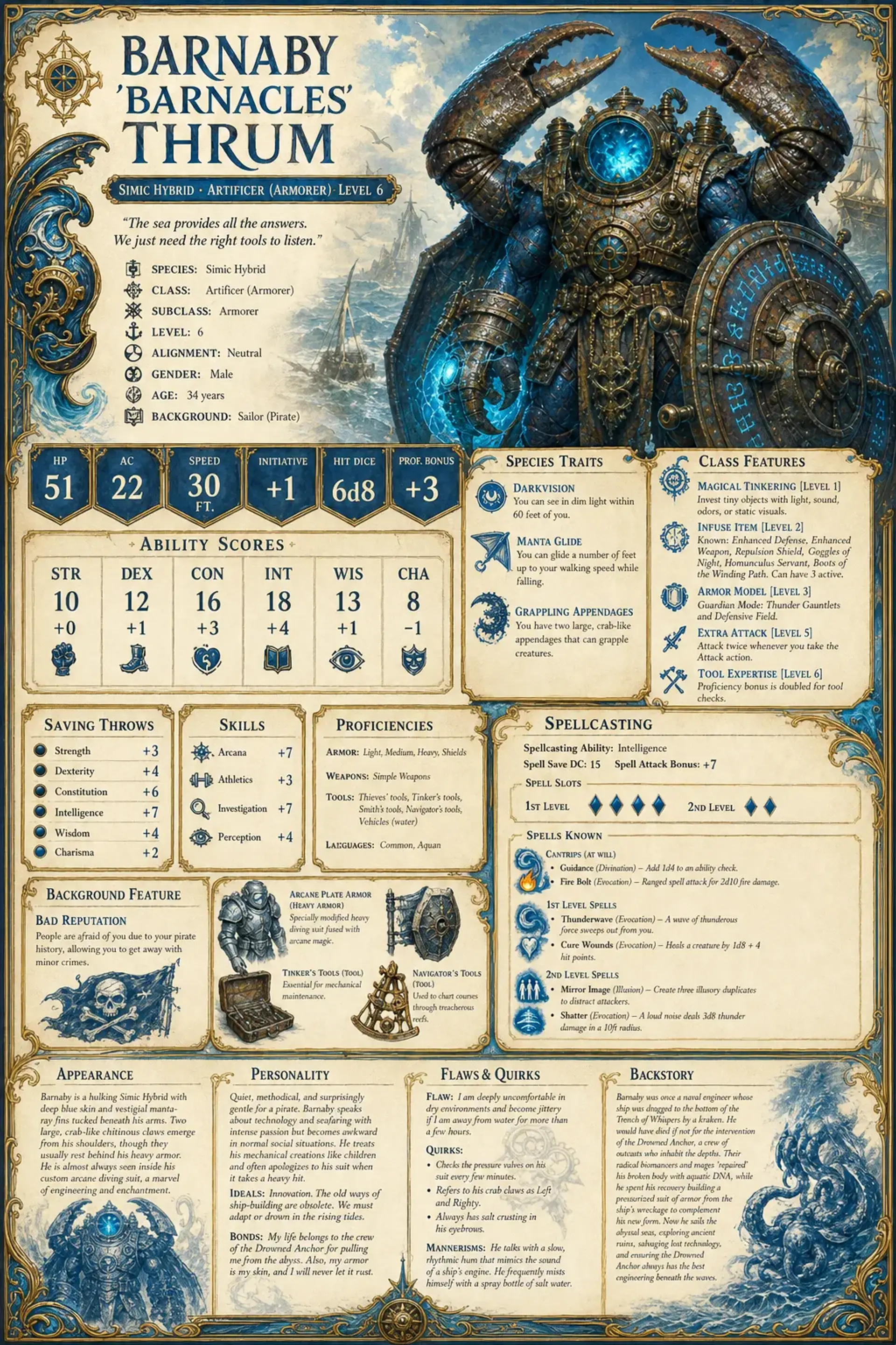 Character Sheet