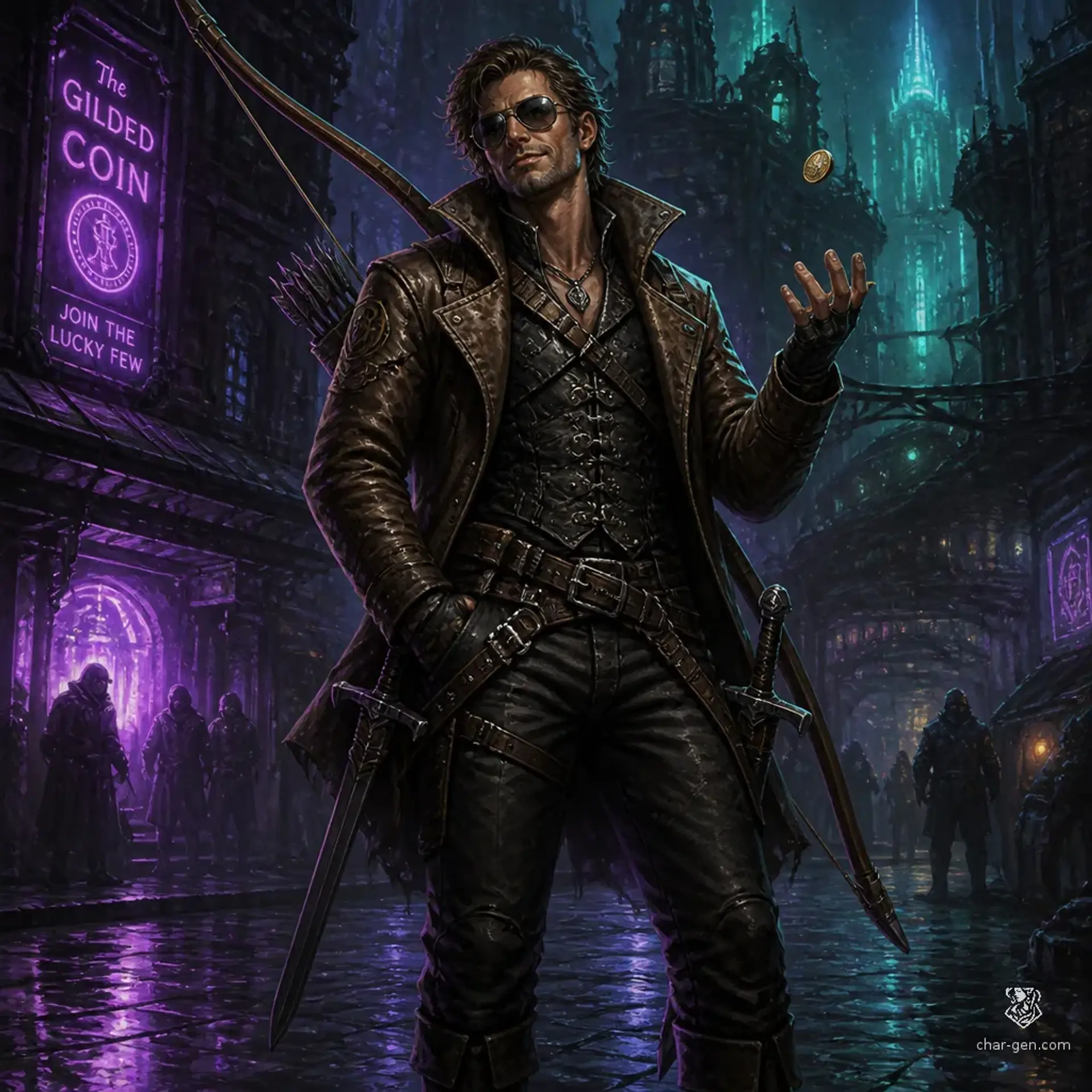 Kilgore Lucky Clay - AI-generated fantasy Character