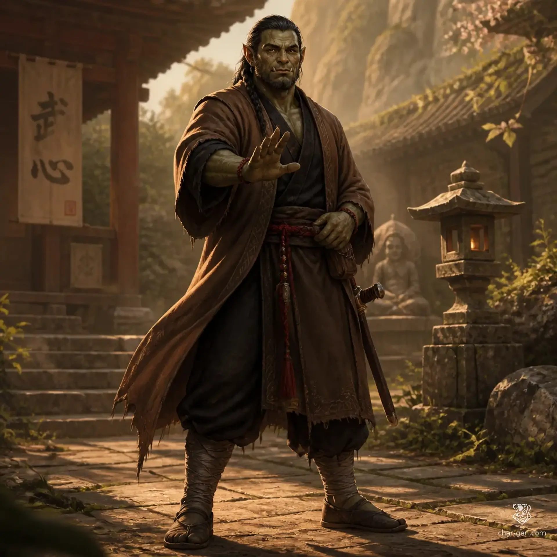 Mikheil Varo - AI-generated fantasy Character