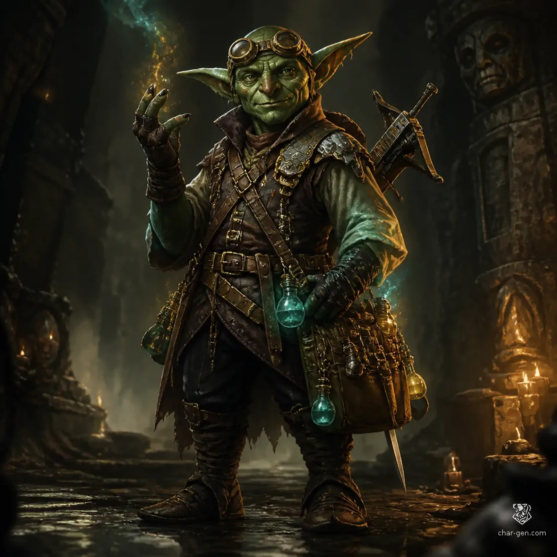 Droop - AI-generated fantasy Character