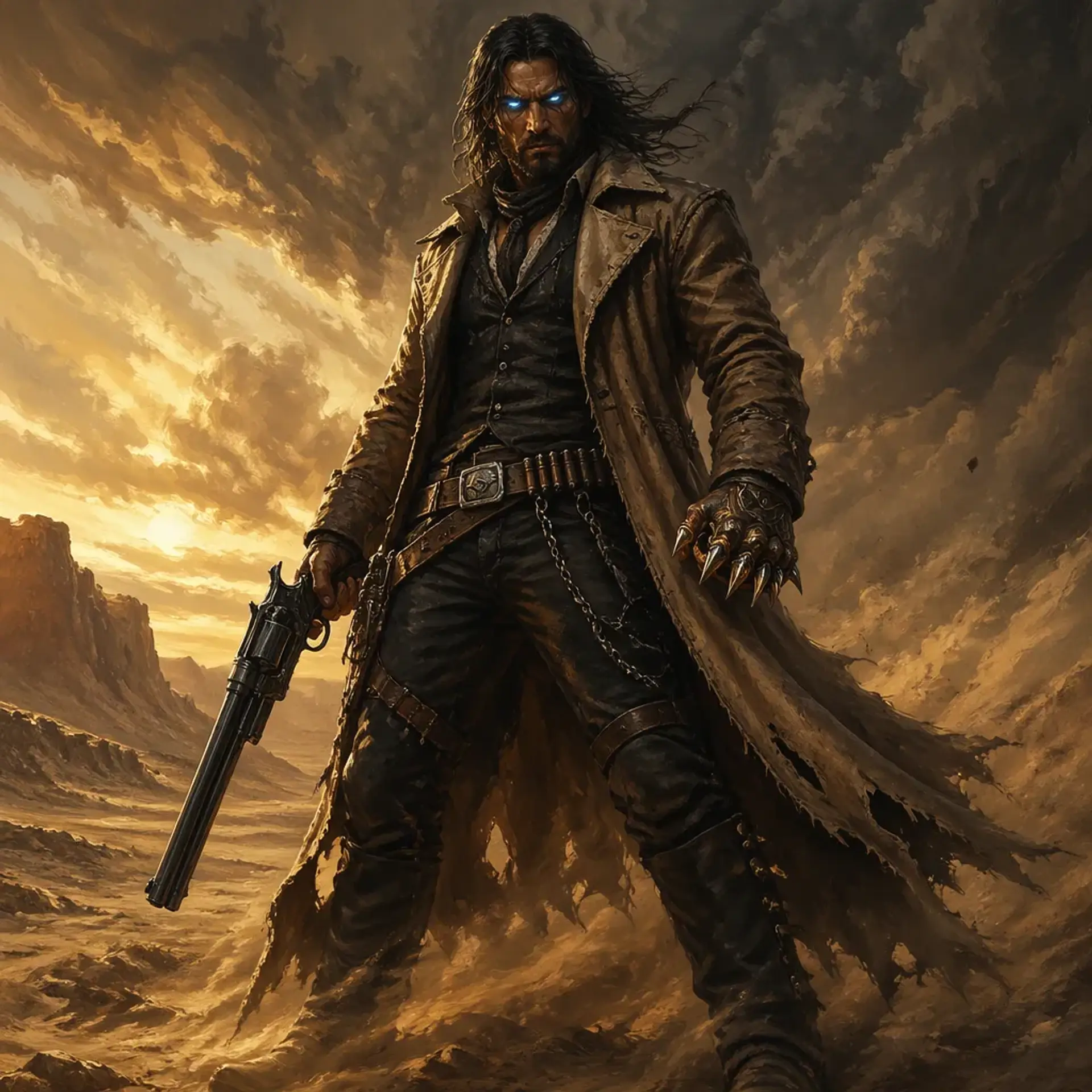 Salem Mercer - AI-generated fantasy Character