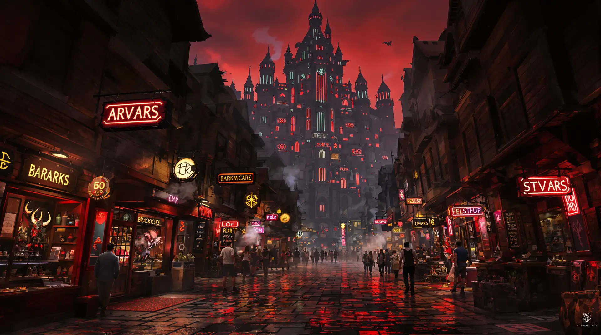 Arcane Realms Rendered Anew | Fantasy Art Competition | CharGen
