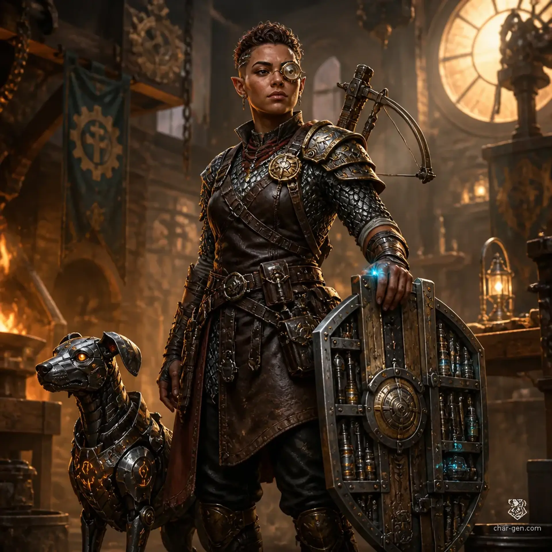 Teg Wynn - AI-generated fantasy Character