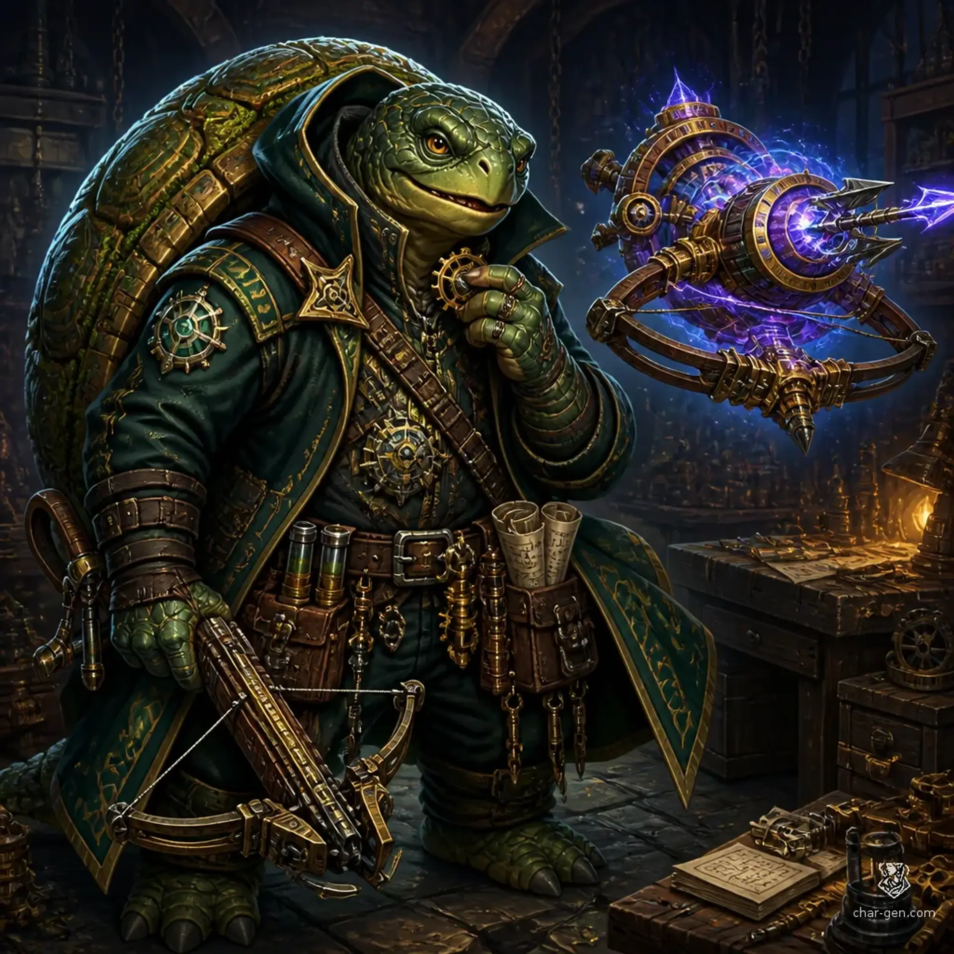 Vox Lexington - AI-generated fantasy Character