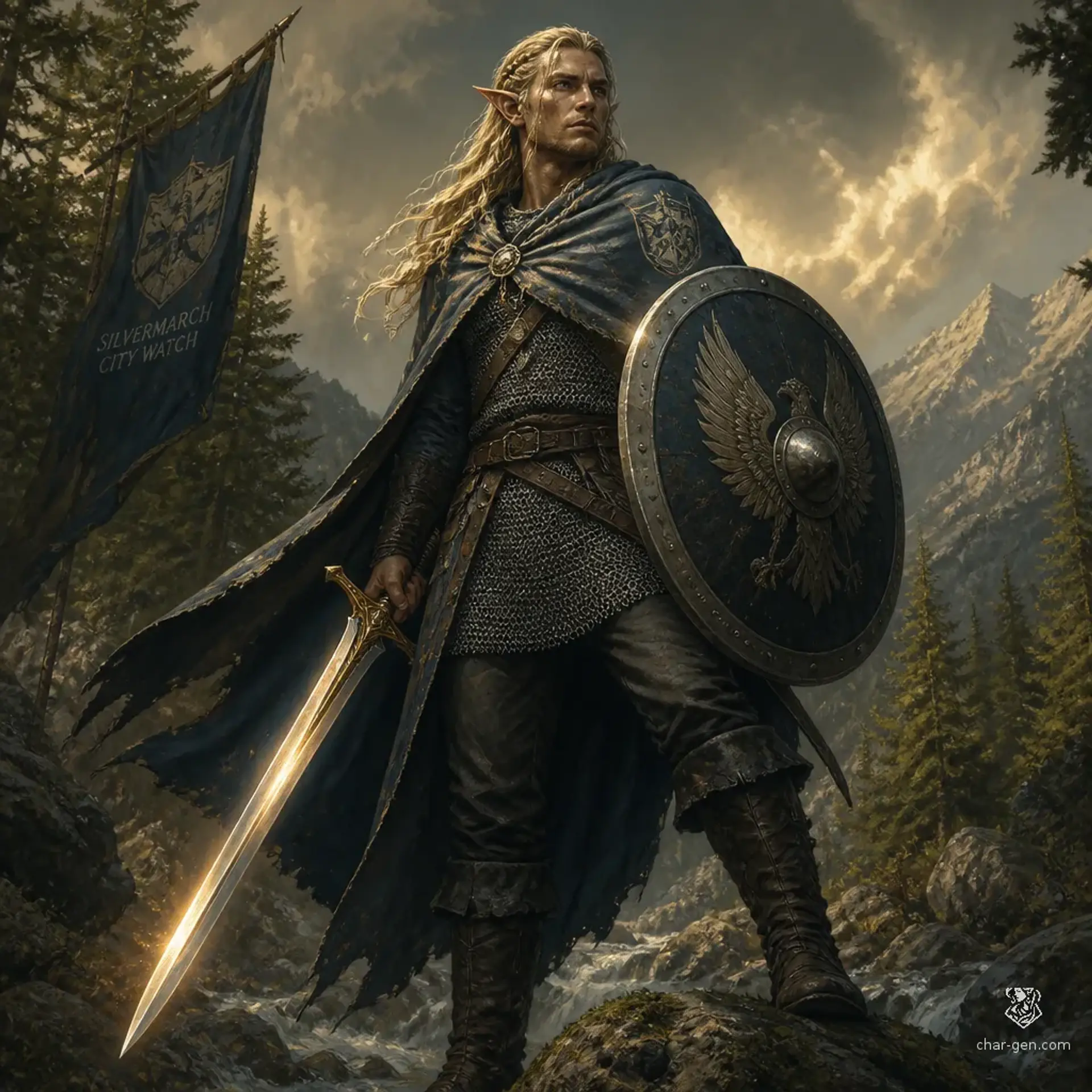 Hoolarion - AI-generated fantasy Character