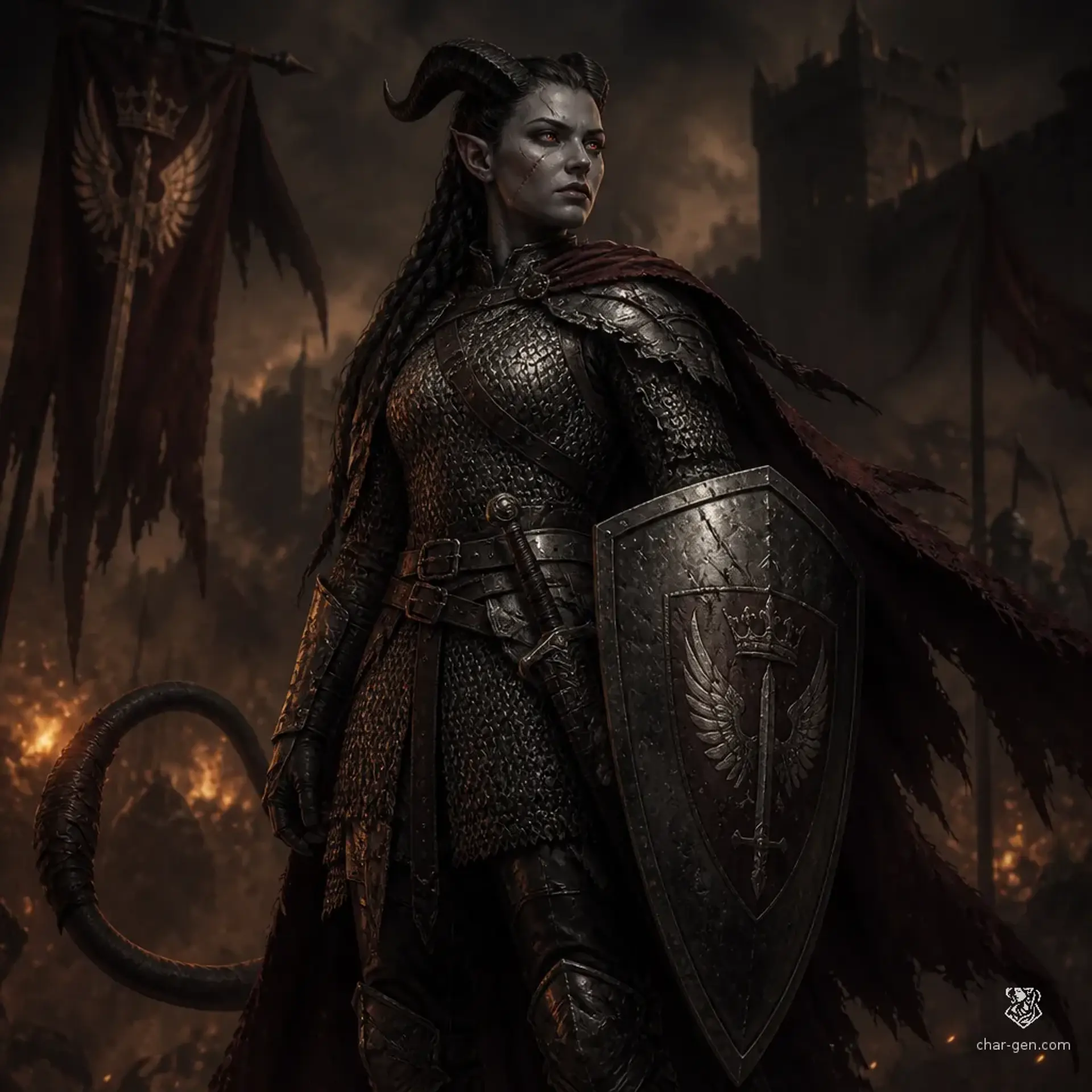 Kassia Vane - AI-generated fantasy Character