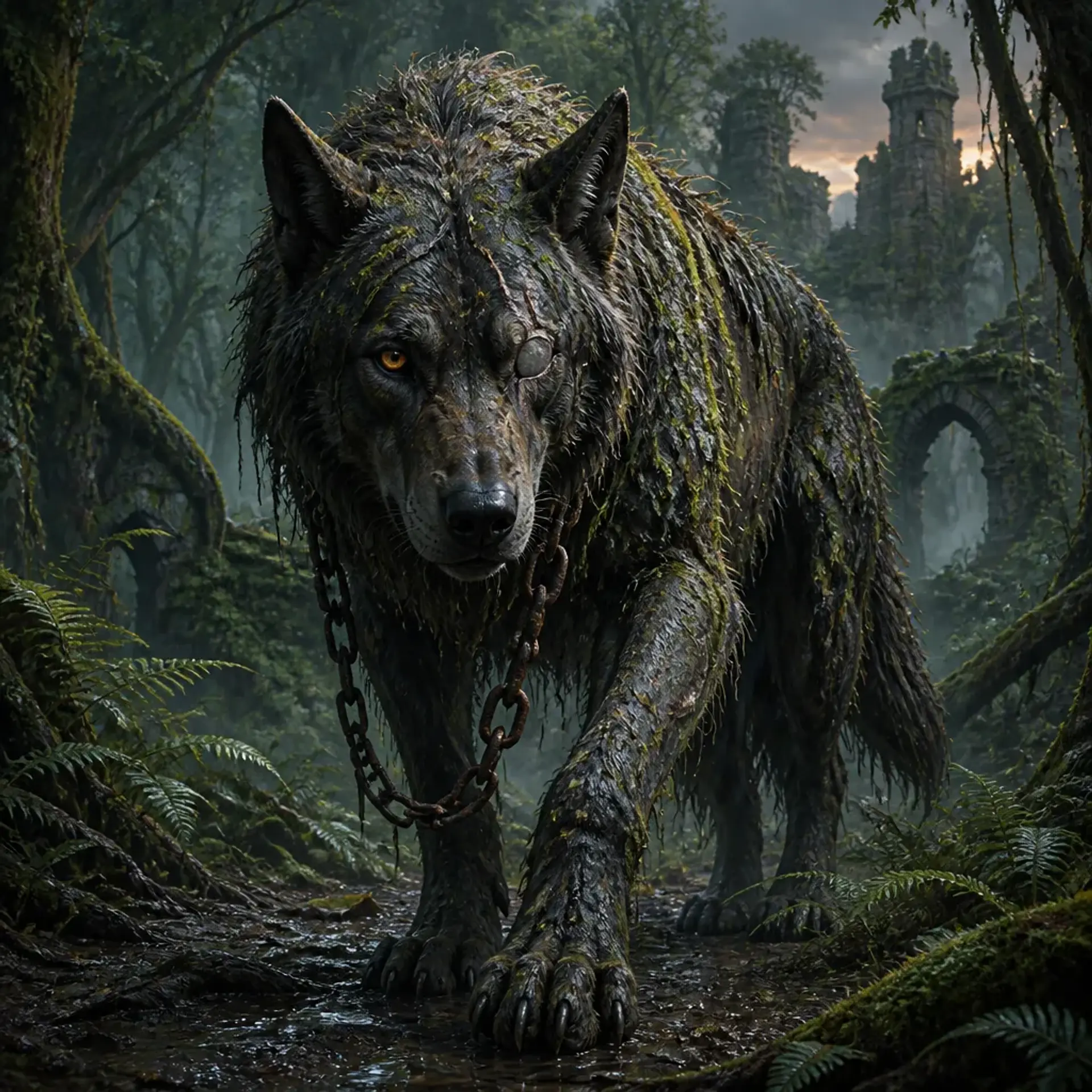 Grauzahn - AI-generated fantasy Monster