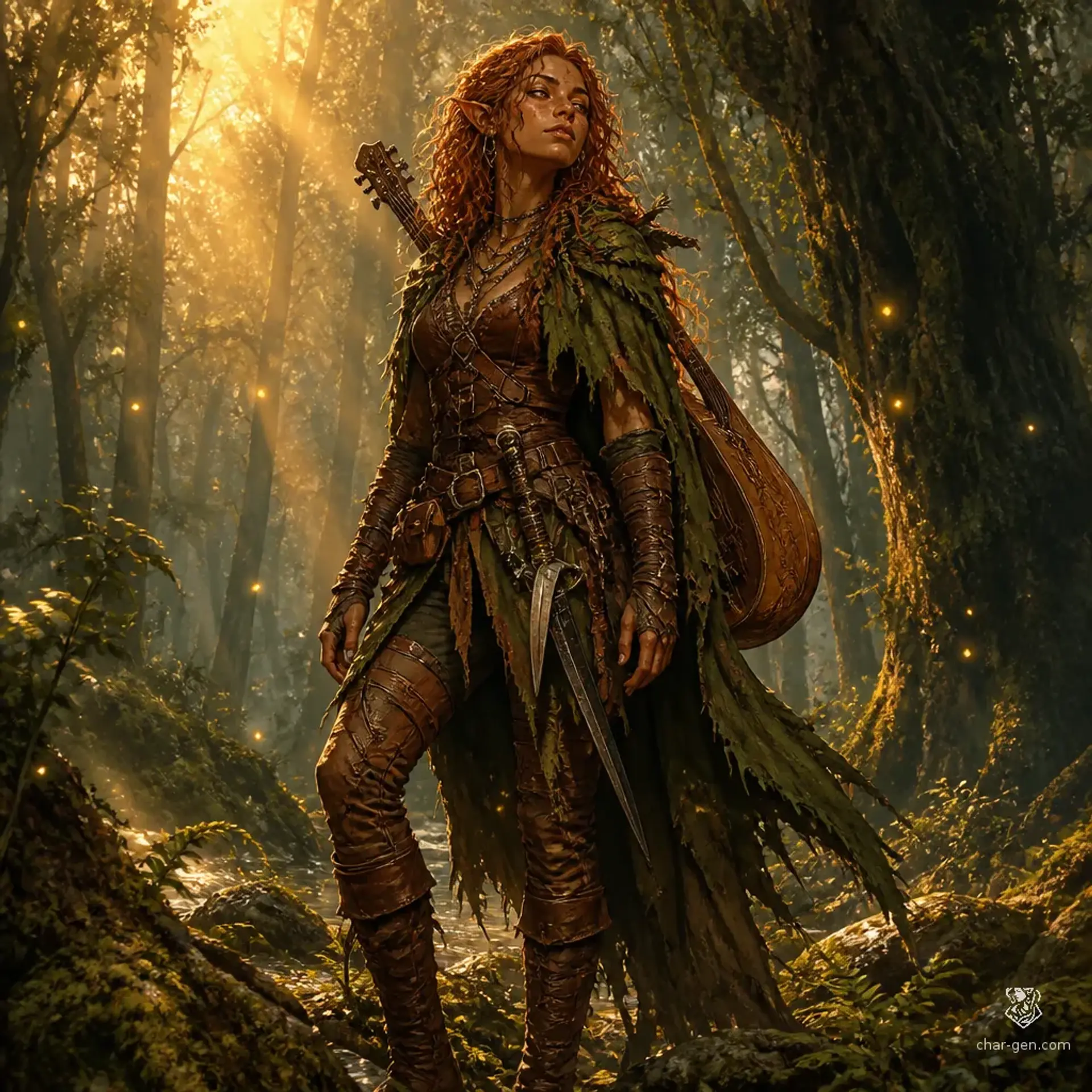 Amorette Archambeau - AI-generated fantasy Character