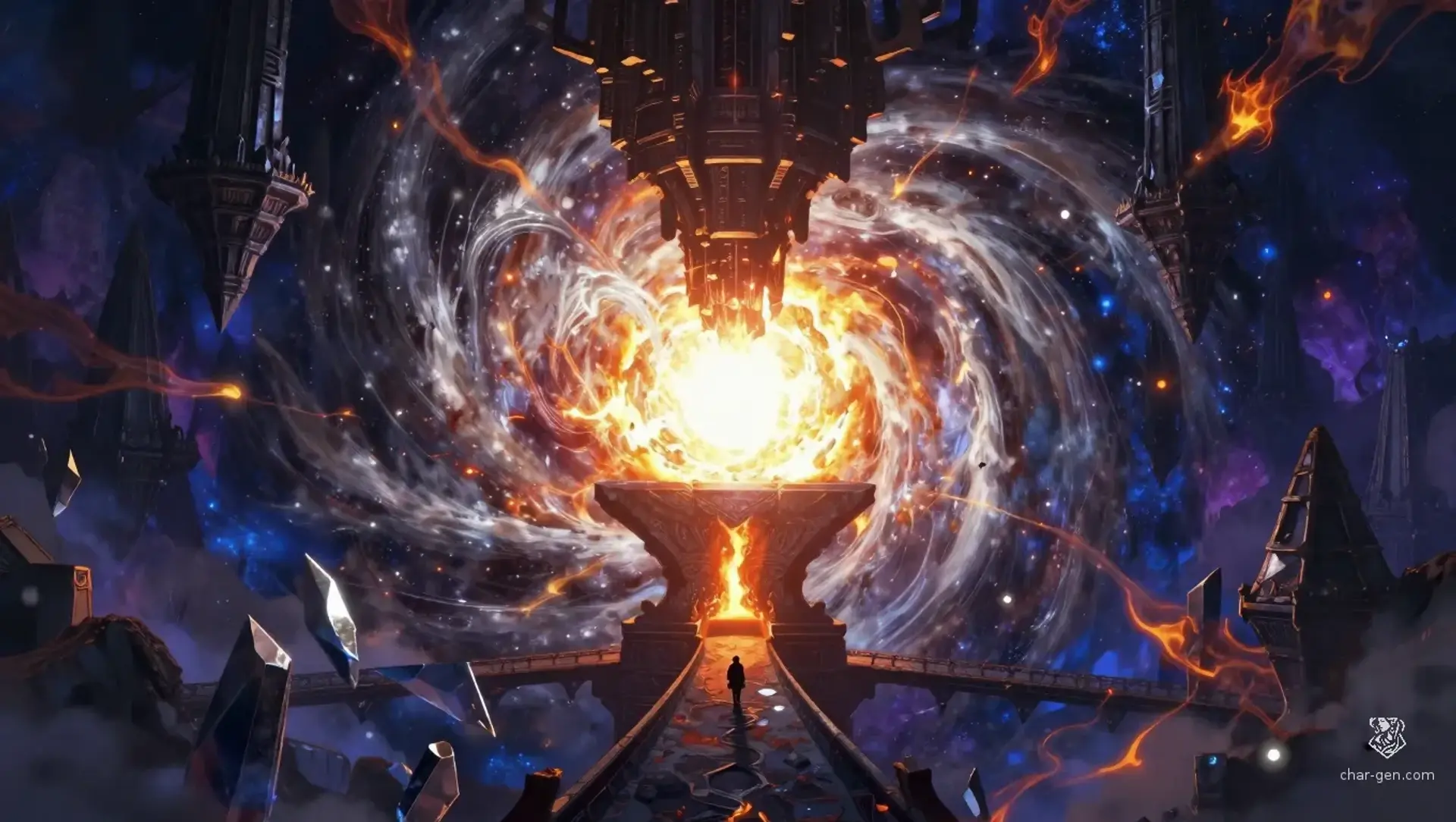 The Singularity of Steel - AI-generated fantasy Quest